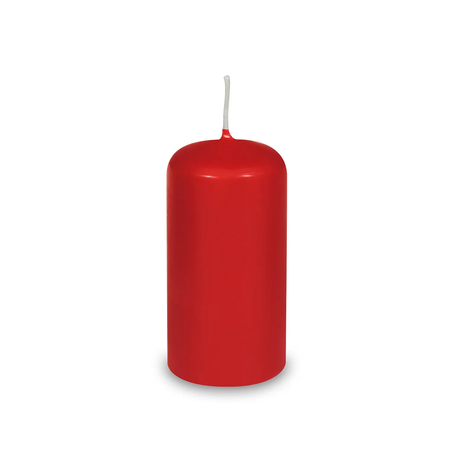 Stumpenkerze rot