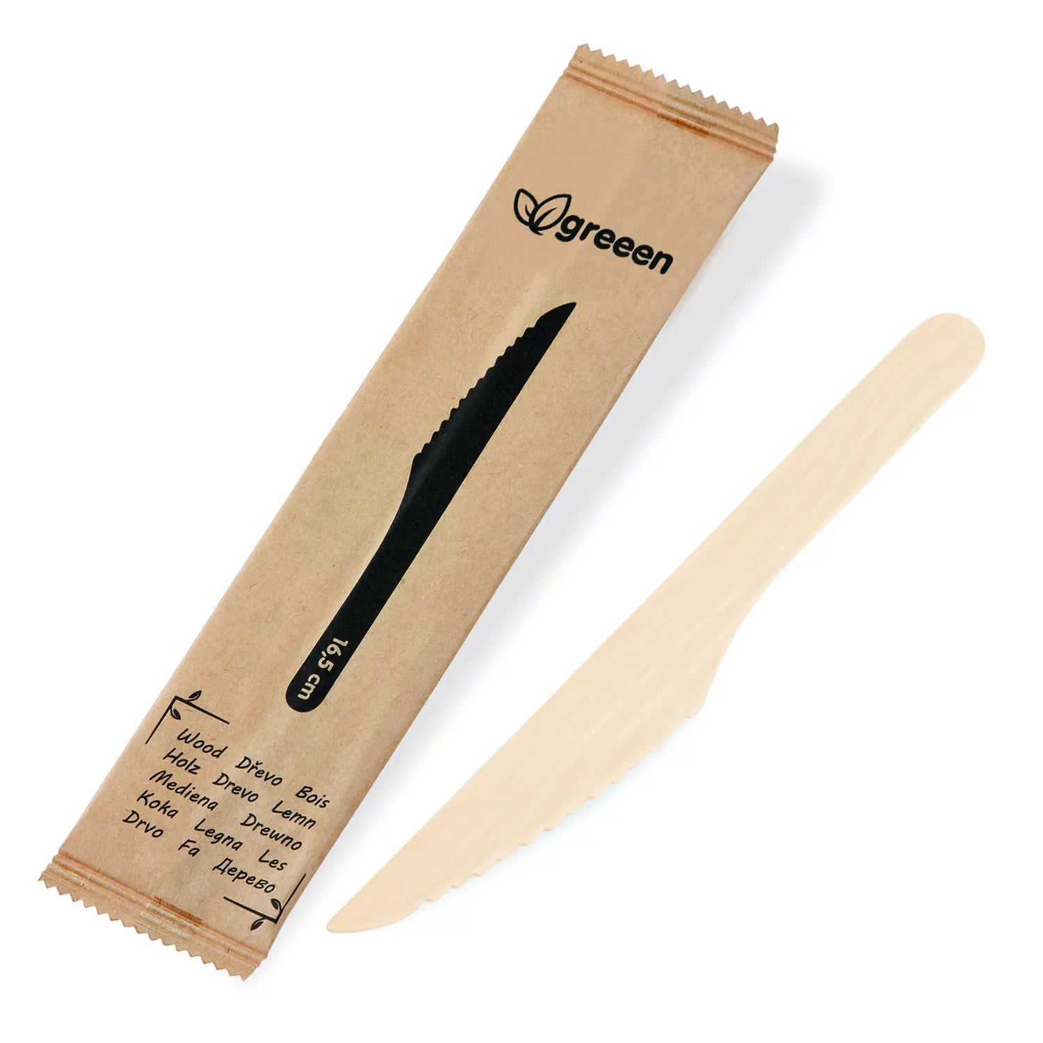 Holzmesser einzeln verpackt