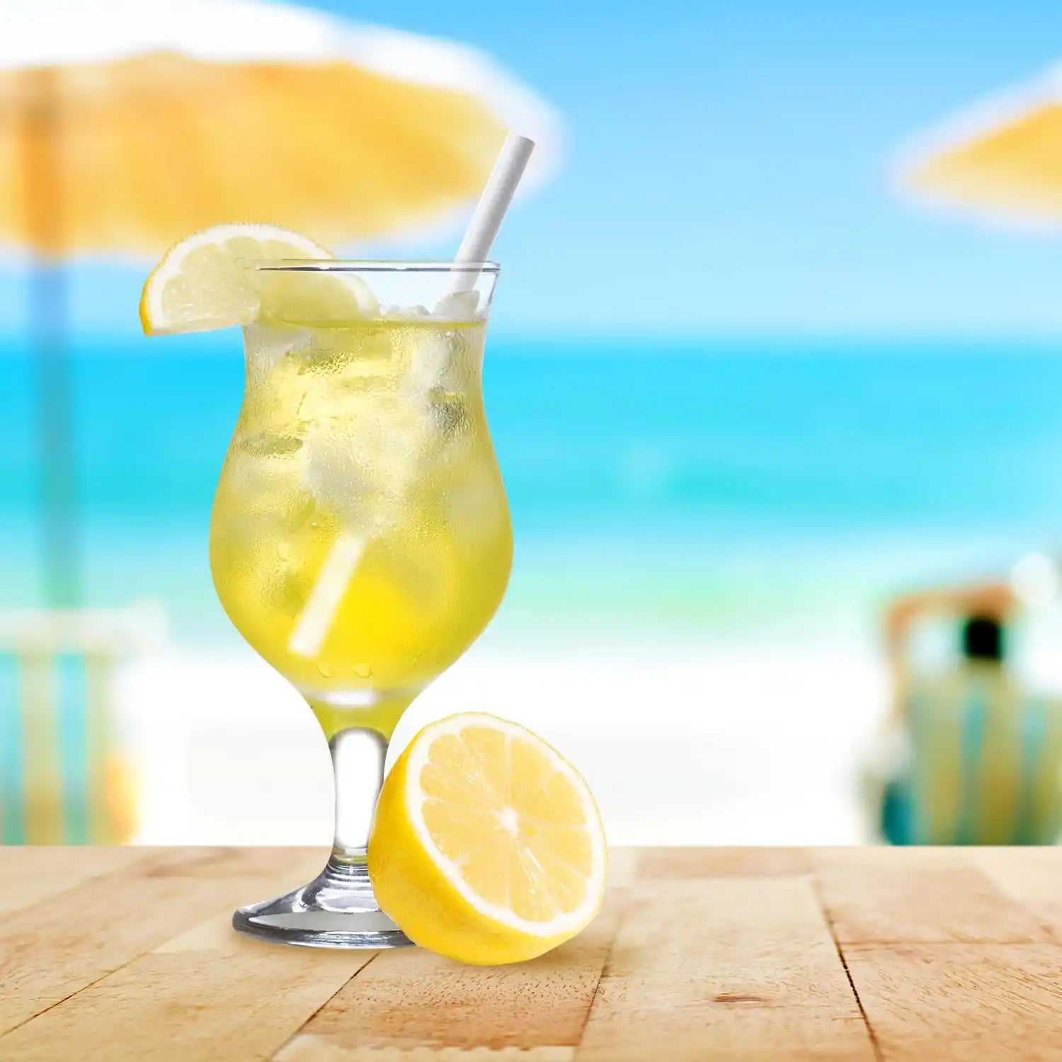 Trinkhalm weiß Jumbo