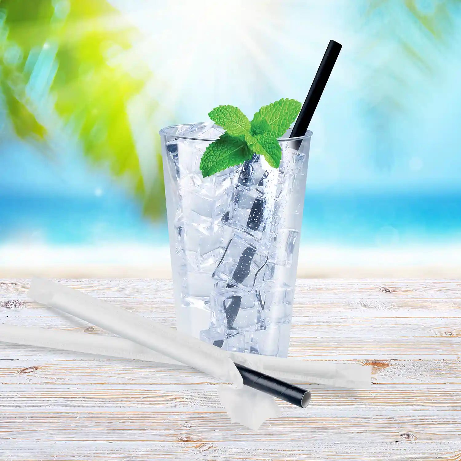 Trinkhalm einzeln verpackt