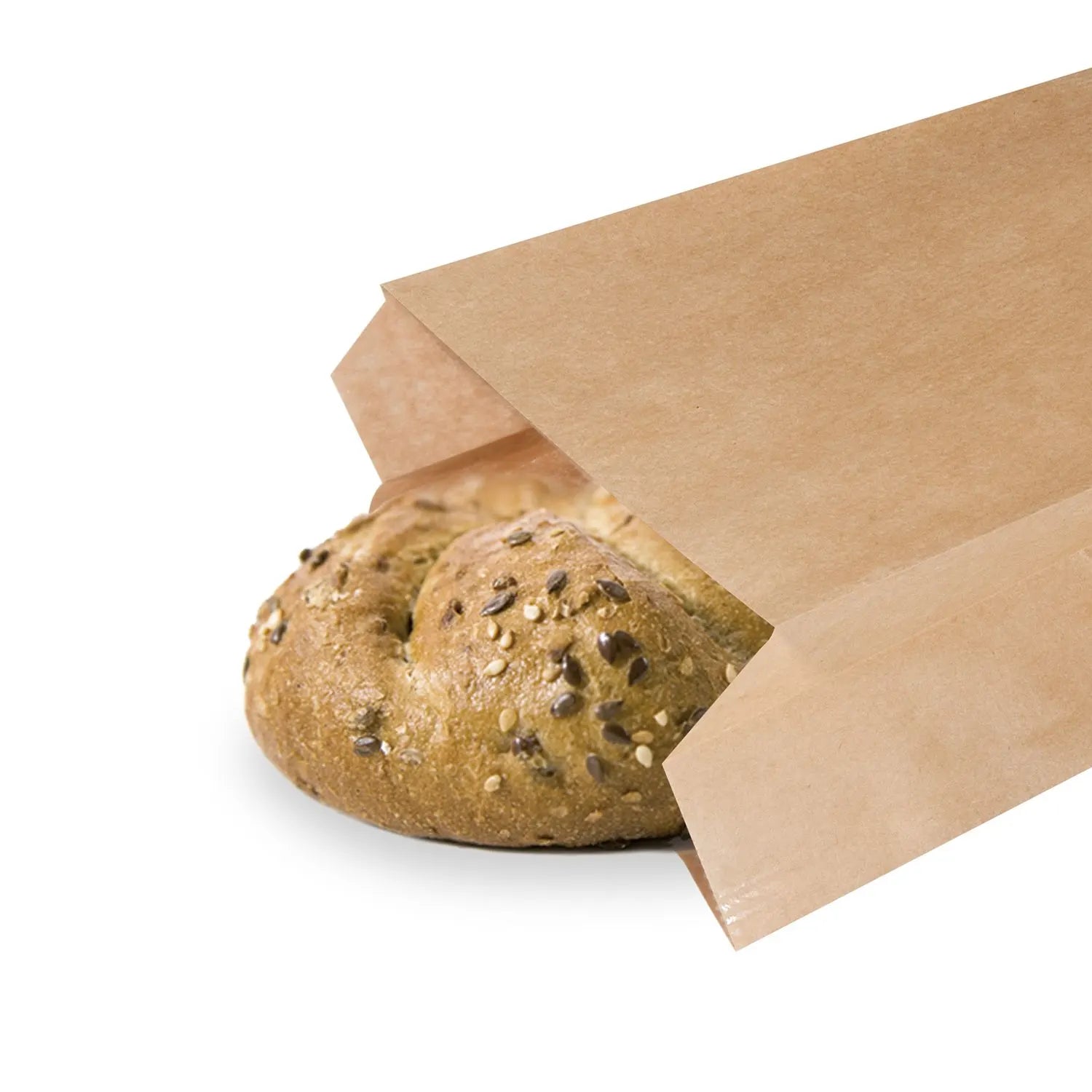 Papierfaltenbeutel braun 1kg