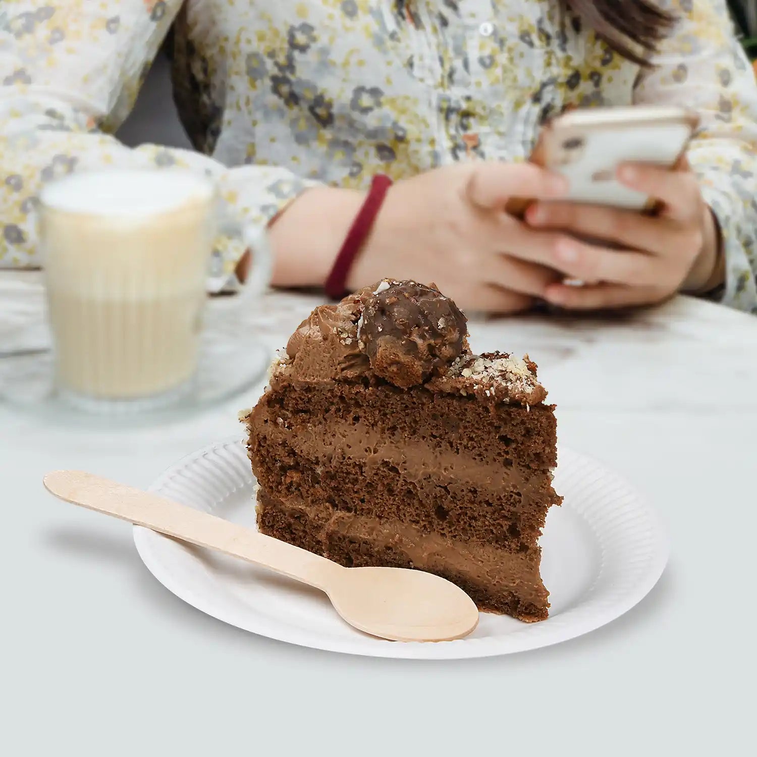 Pappteller (FSC Mix) weiß rund