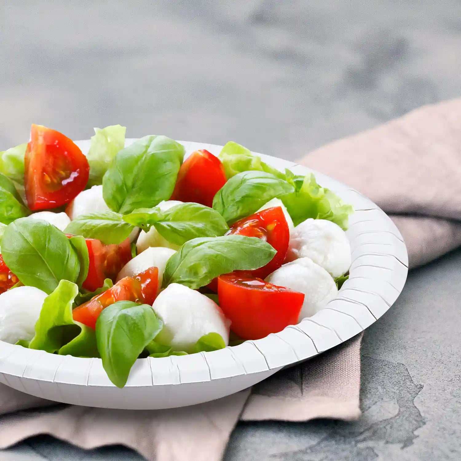 Pappschale (FSC Mix) fettdicht weiß