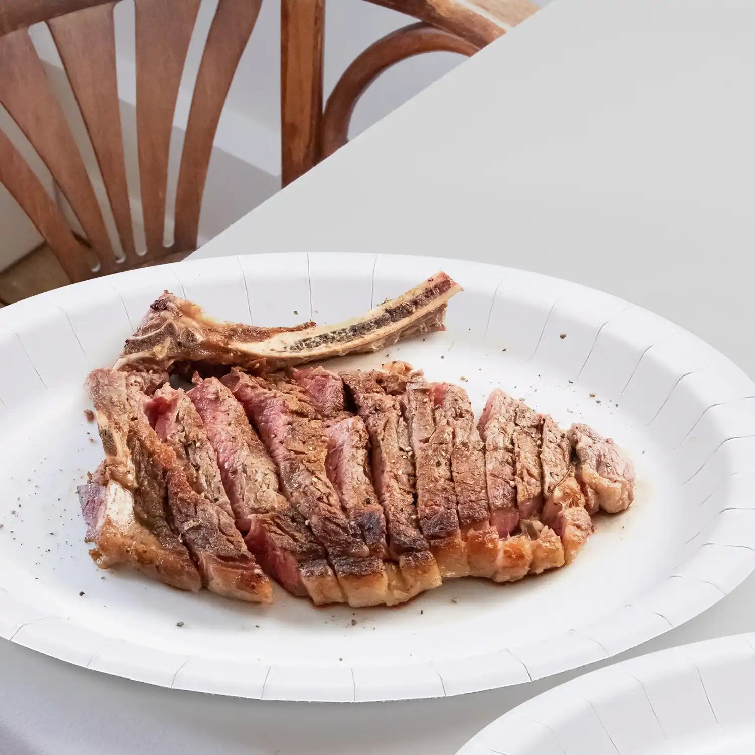 Pappteller (FSC Mix) weiß extra stabil