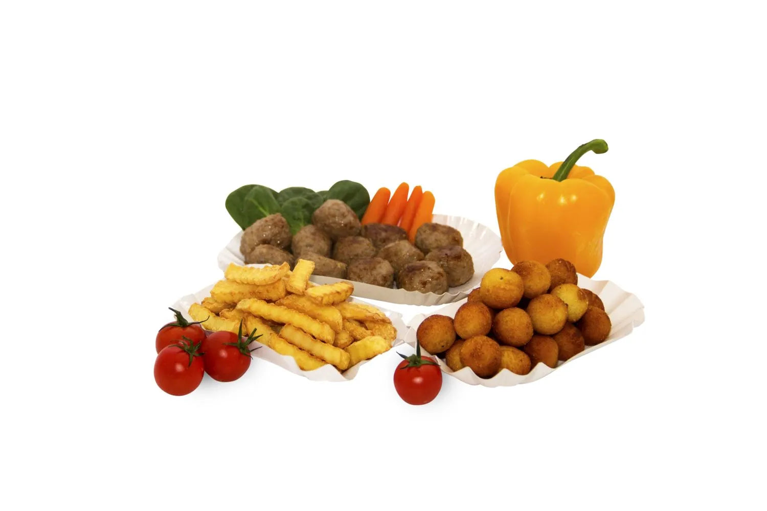 Pappschale fettdicht eckig weiß