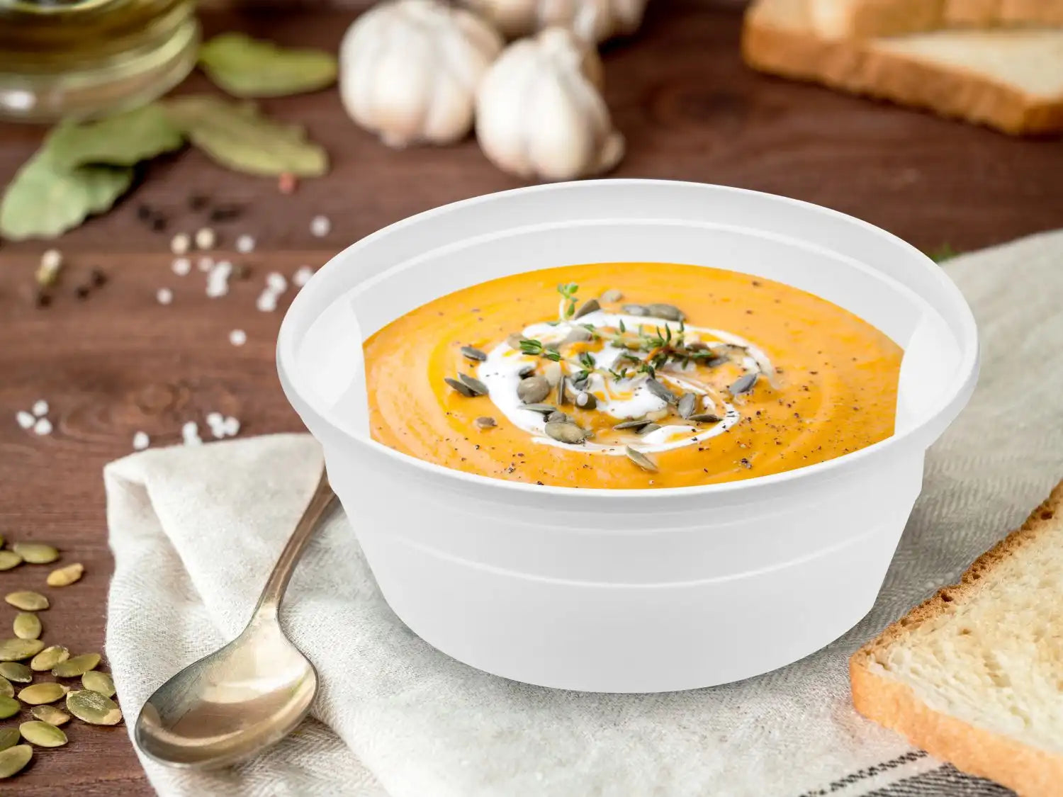 Schale (PP) klar Ø127mm