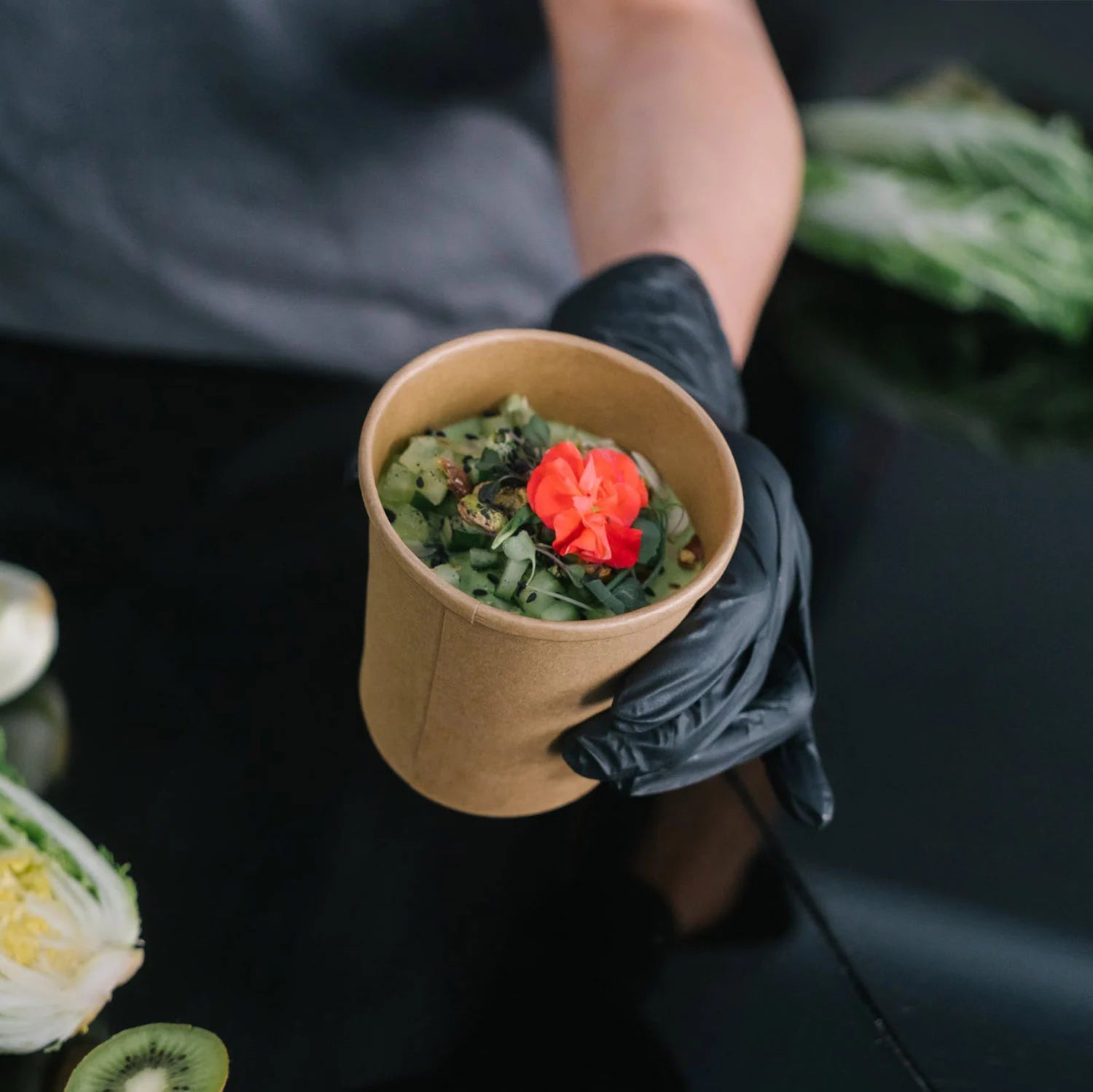 Pappbecher (PAP/PE) kraft 8oz