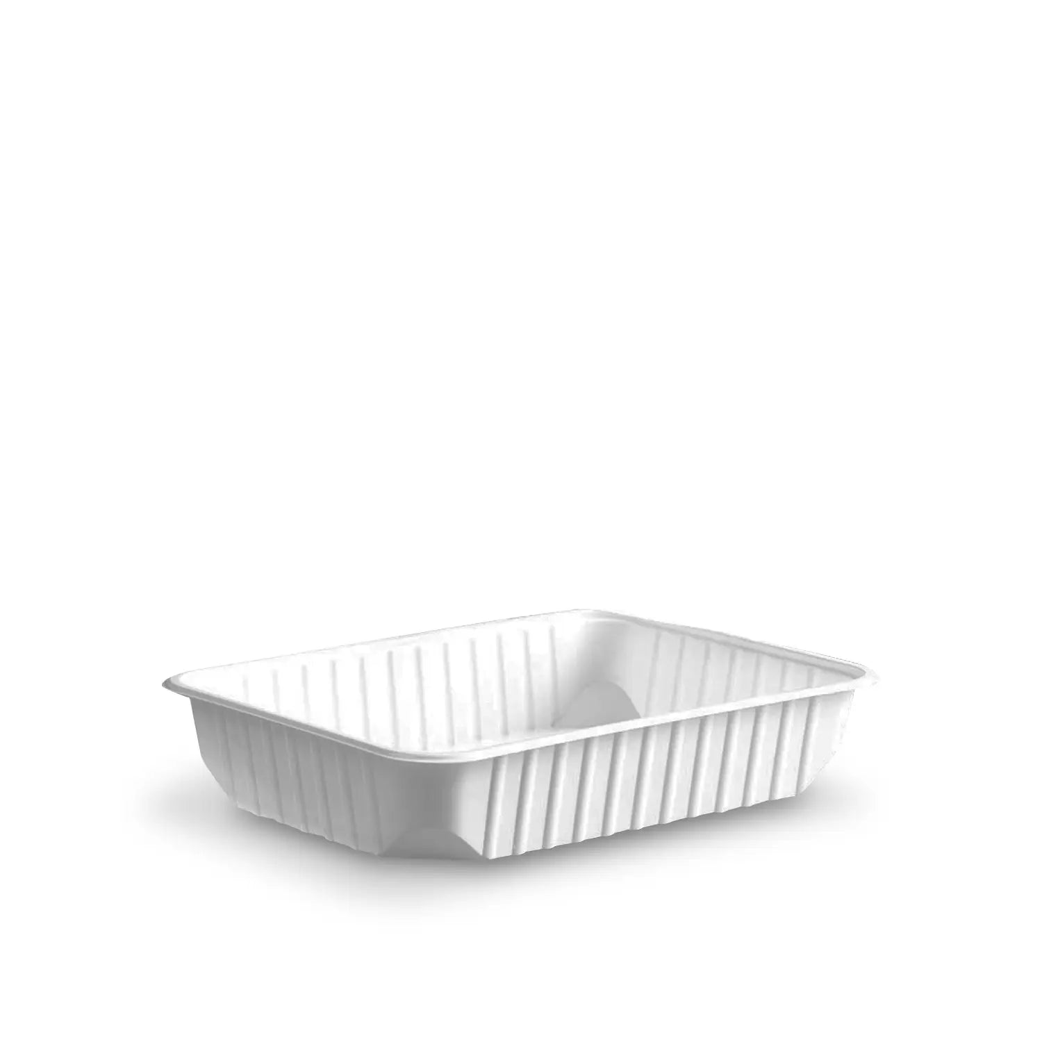 Rechteckschale (PP) weiß 186 x 133mm 500ml