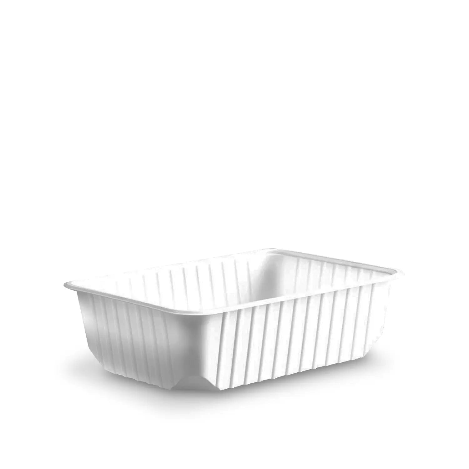 Rechteckschale (PP) weiß 186 x 133mm 750ml