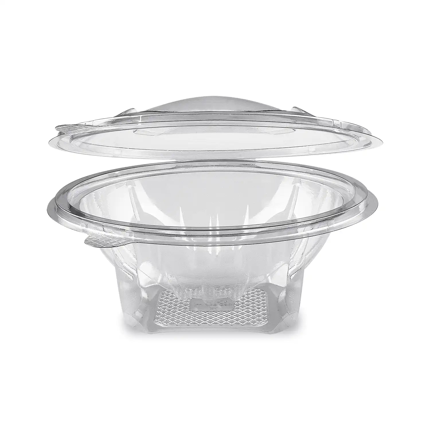 Rundbecherbecher (rPET) mit Deckel klar 600ml