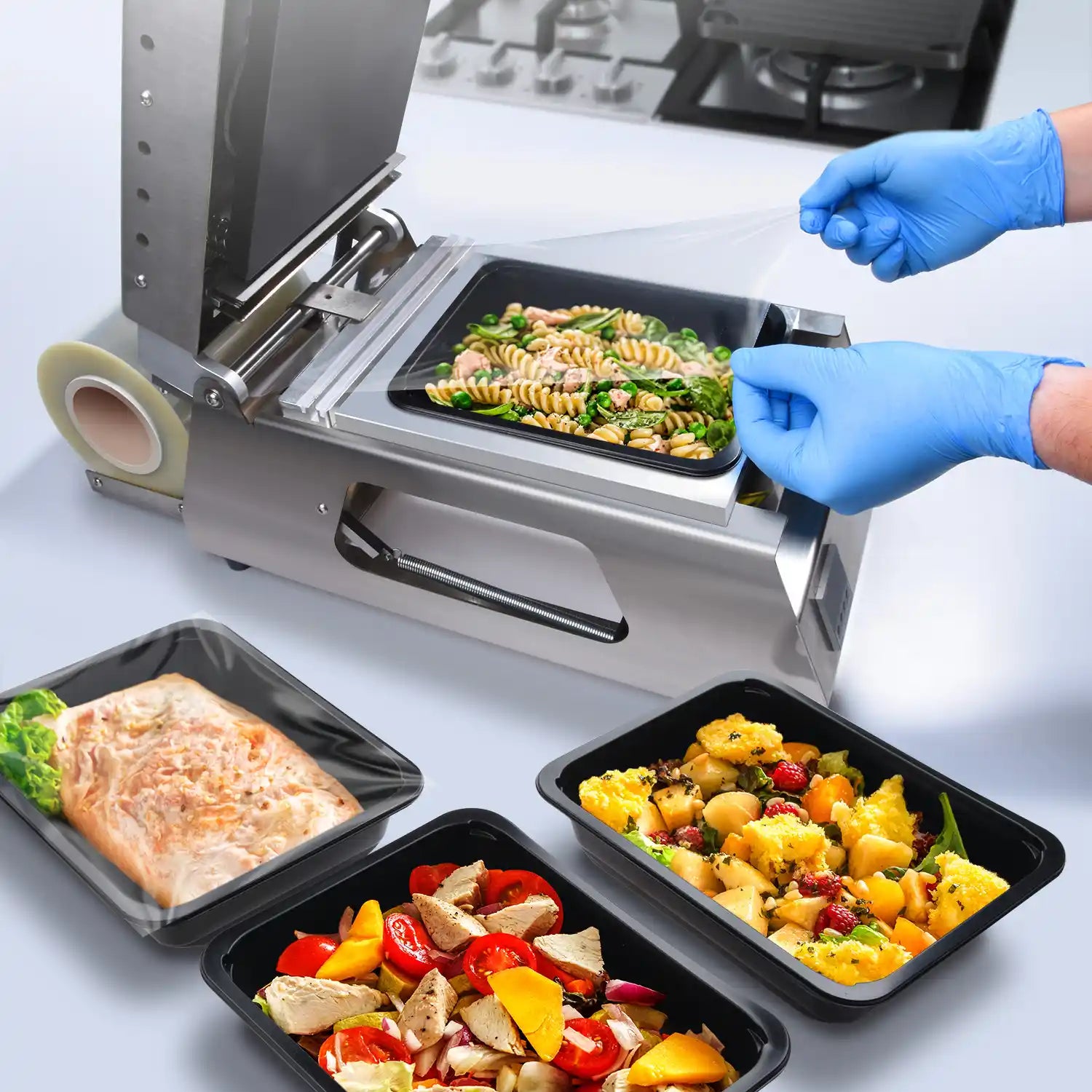 Menü-Schale (PP) schwarz