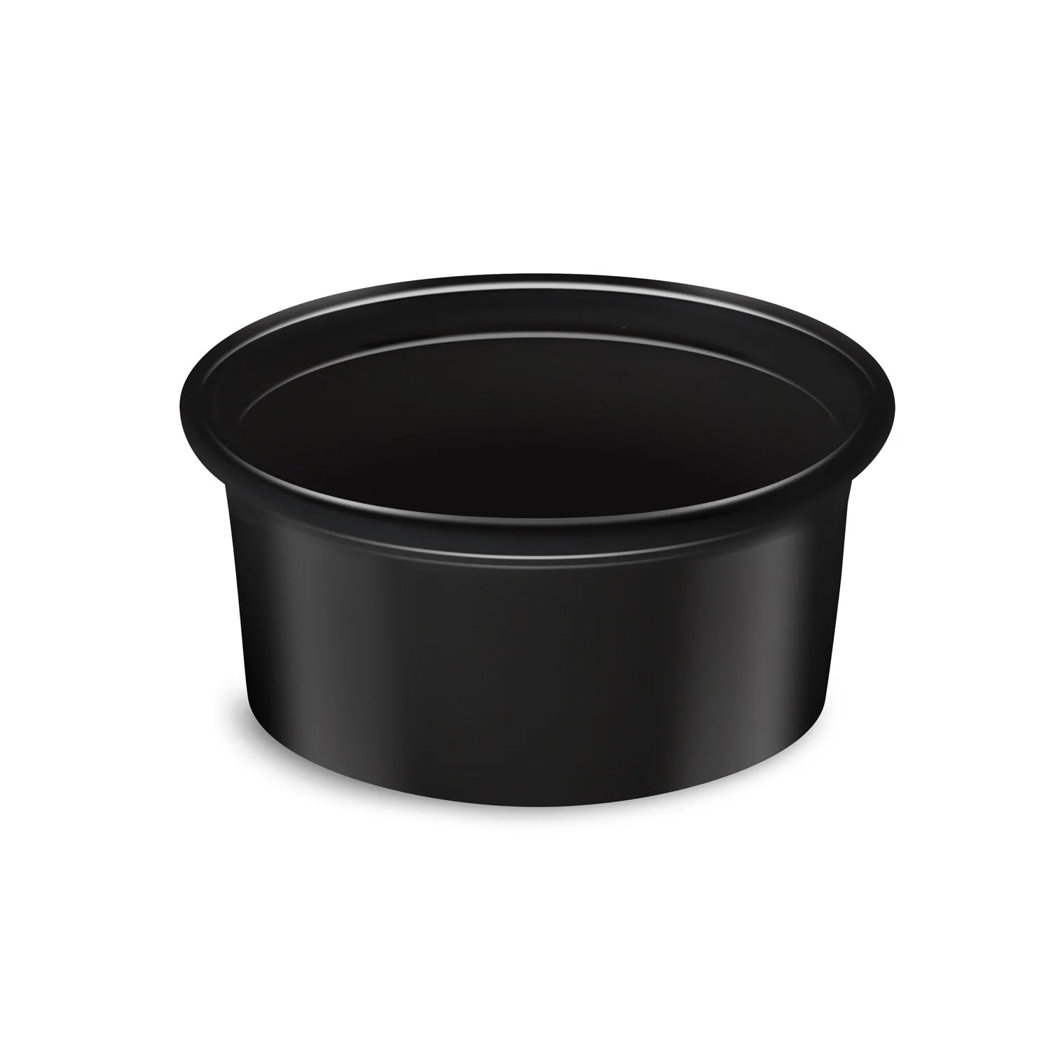 Dressingbecher schwarz 80ml