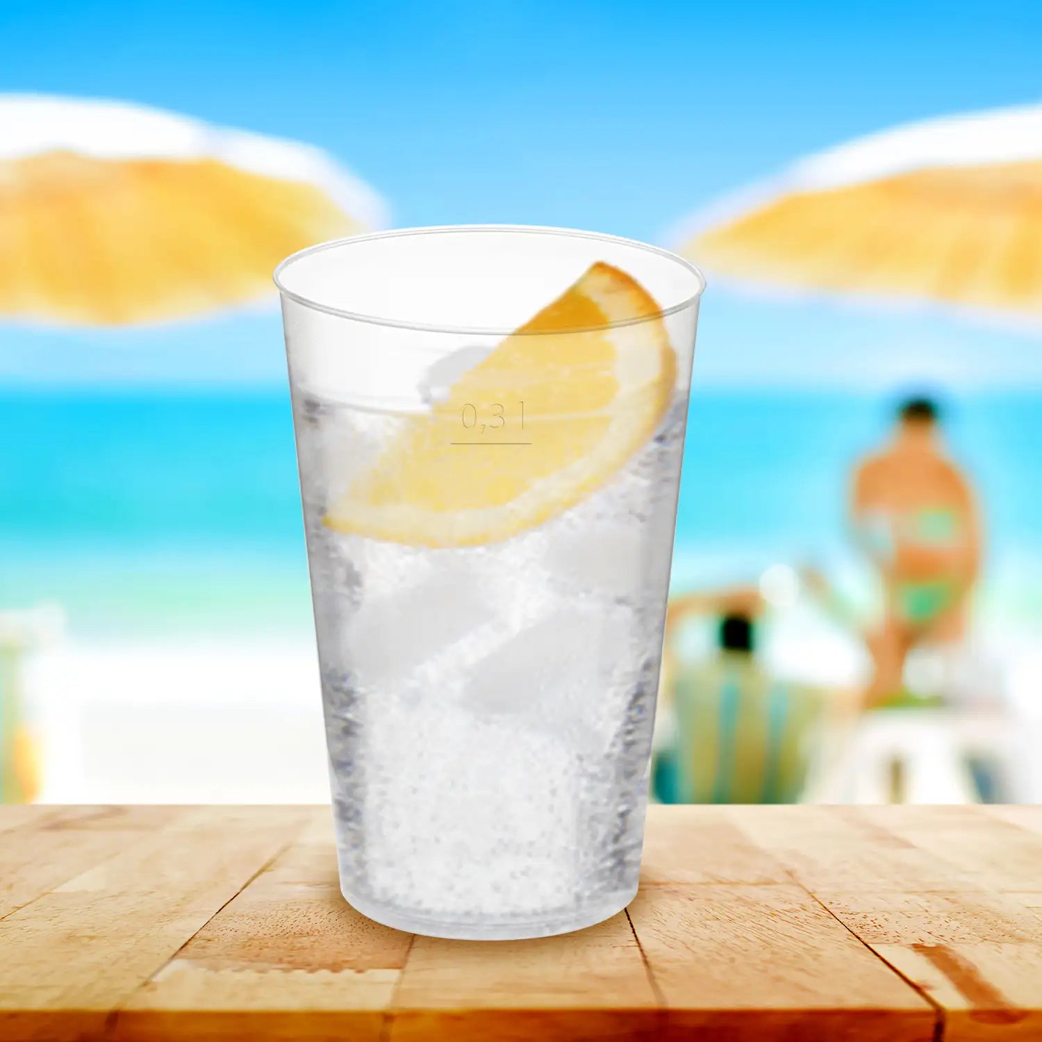 Pfandbecher (PP) wiederverwendbar Ø79mm 0,3L [25 St.]