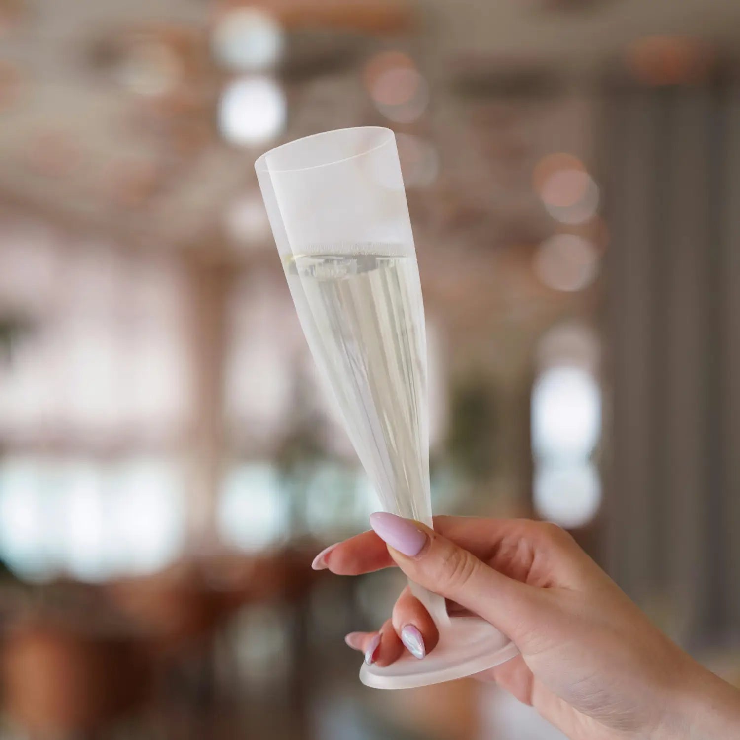 Pfand Sektglas (PP) wiederverwendbar Ø63mm 0,1L [10 St.]