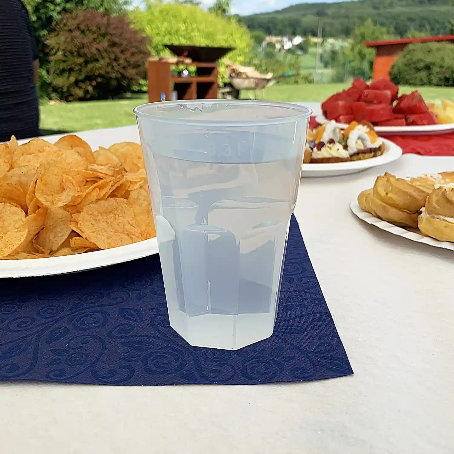 Mehrwegbecher (PP) gefrostet Ø80mm 0,3L [10 St.]