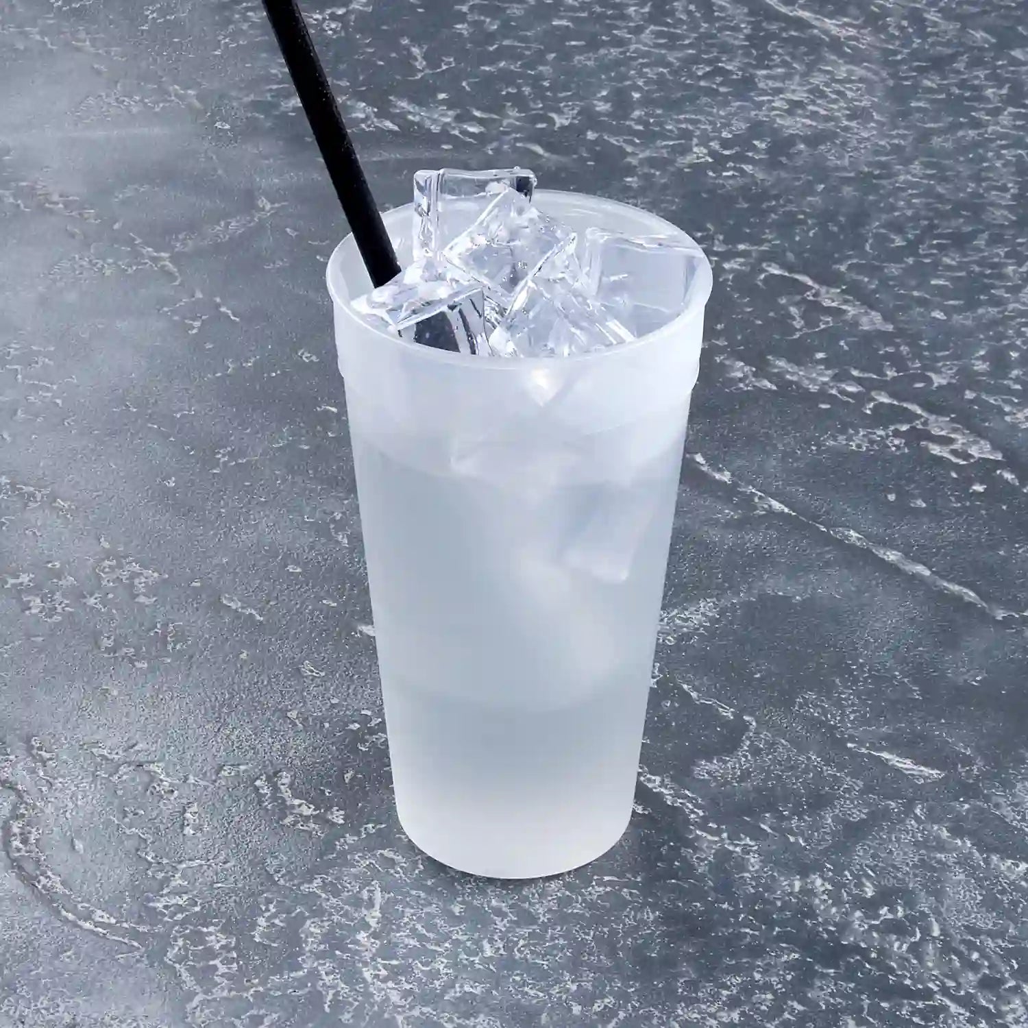 Mehrwegbecher (PP) gefrostet Ø90mm 0,5L [10 St.]