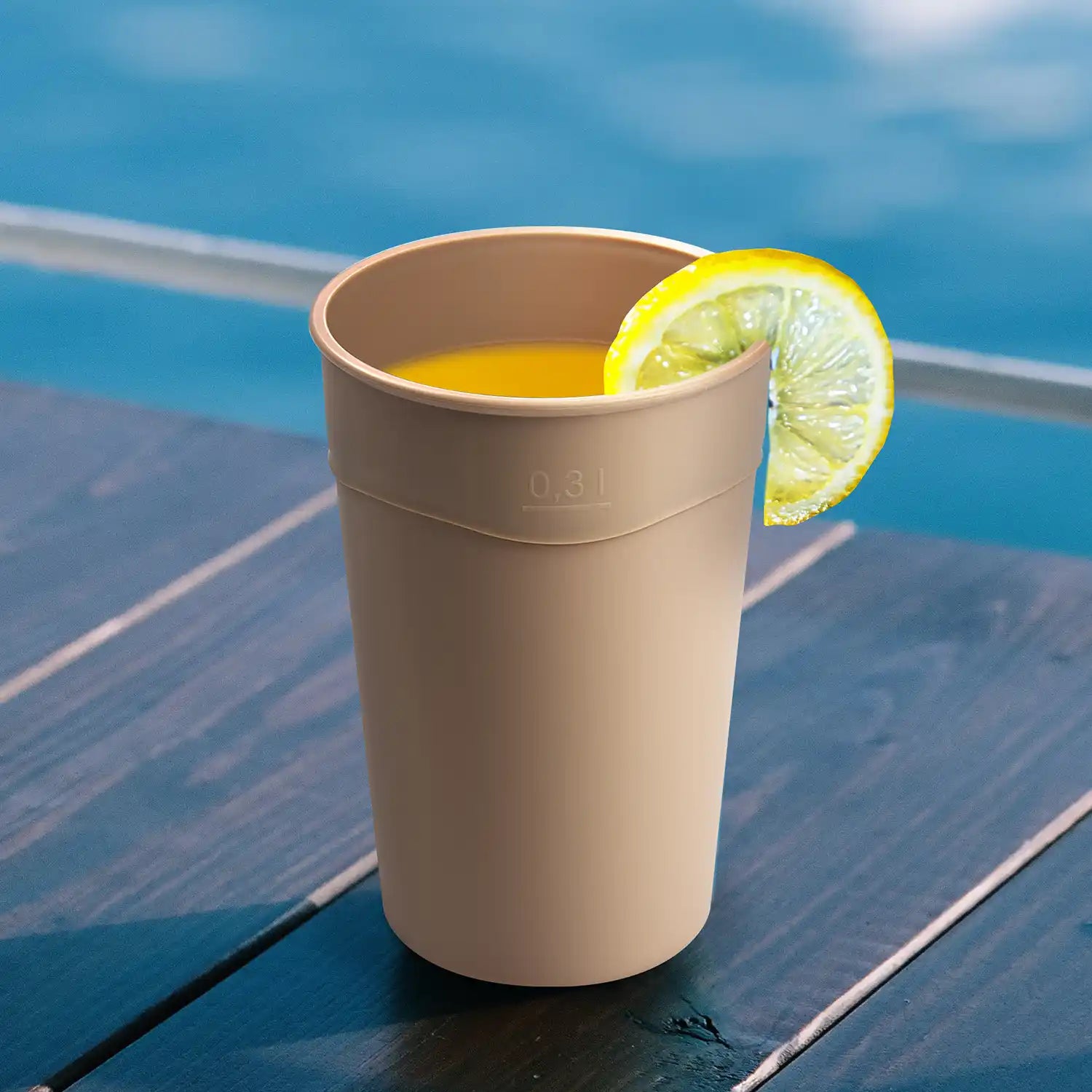 Mehrwegbecher (PP) creme Ø80mm 0,3L [10 St.]