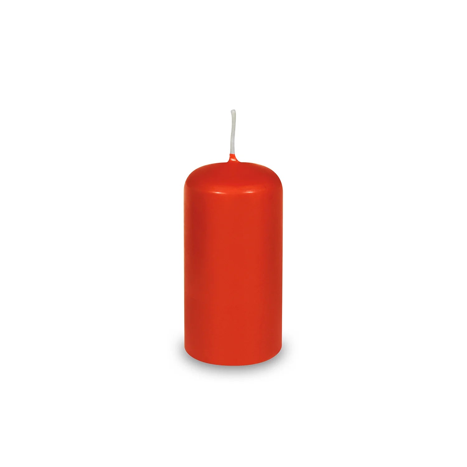 Stumpenkerze rot