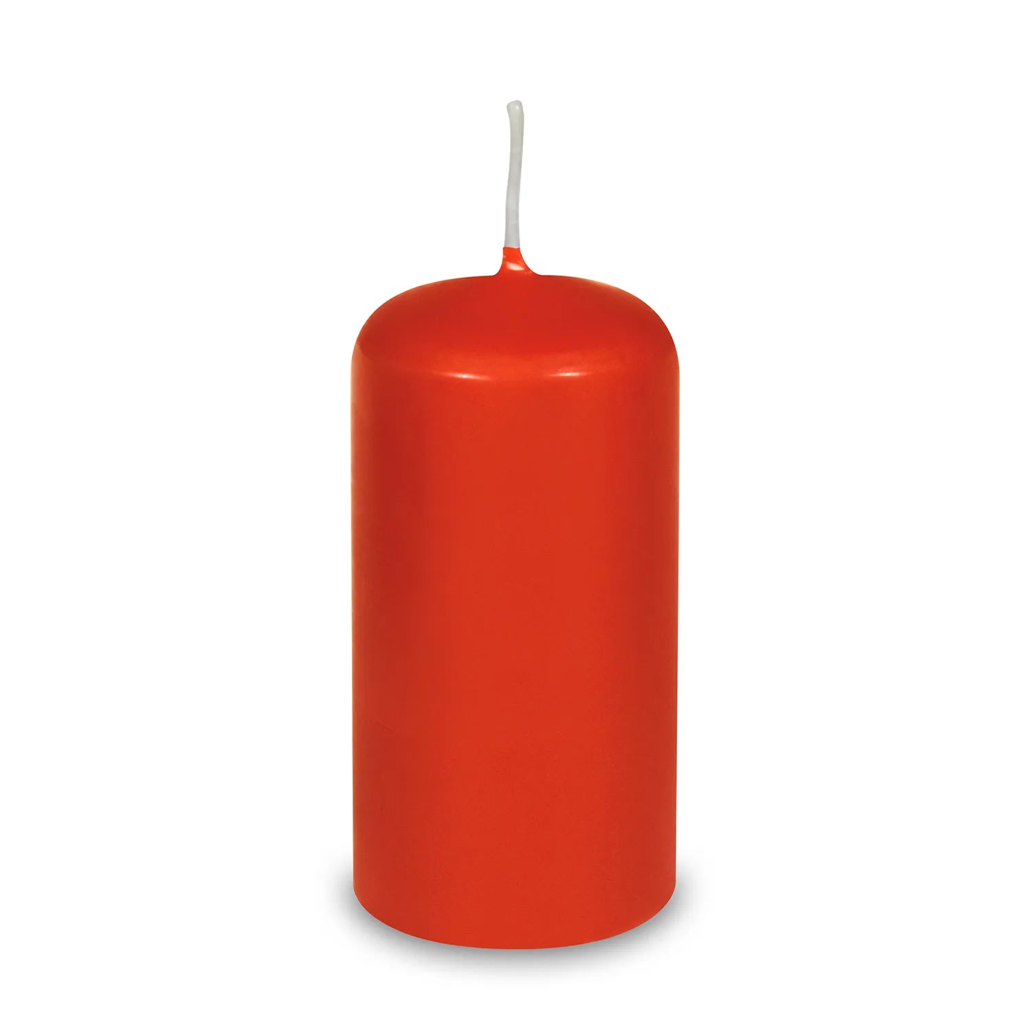 Stumpenkerze rot