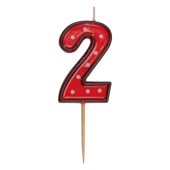 Zahlenkerze 2
