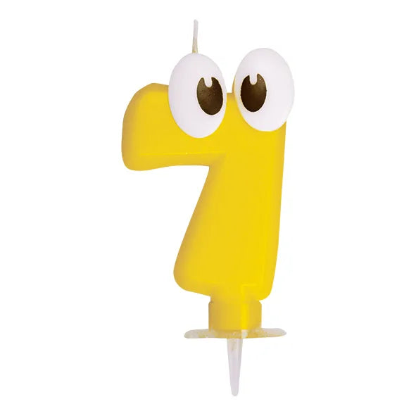 Zahlenkerze 7
