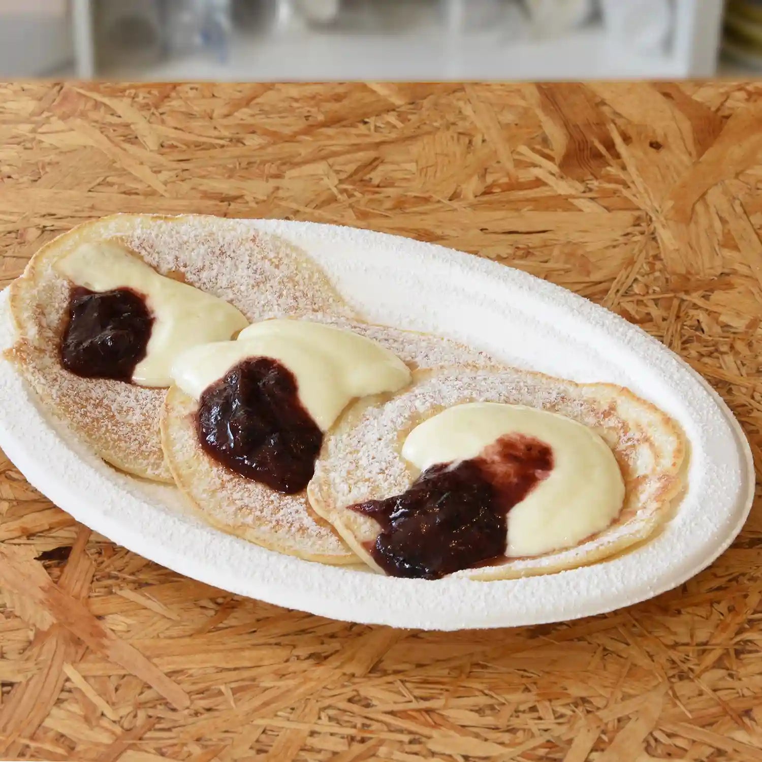 Zuckerrohr Teller oval