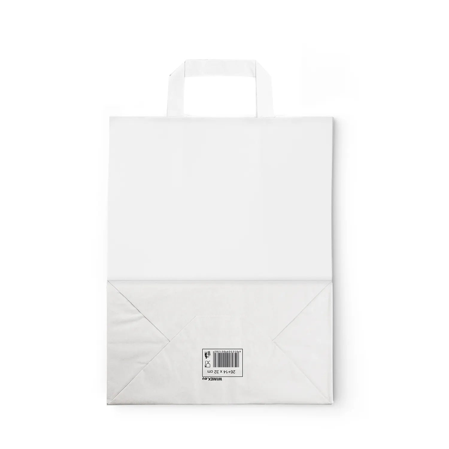 Papiertragetasche weiß