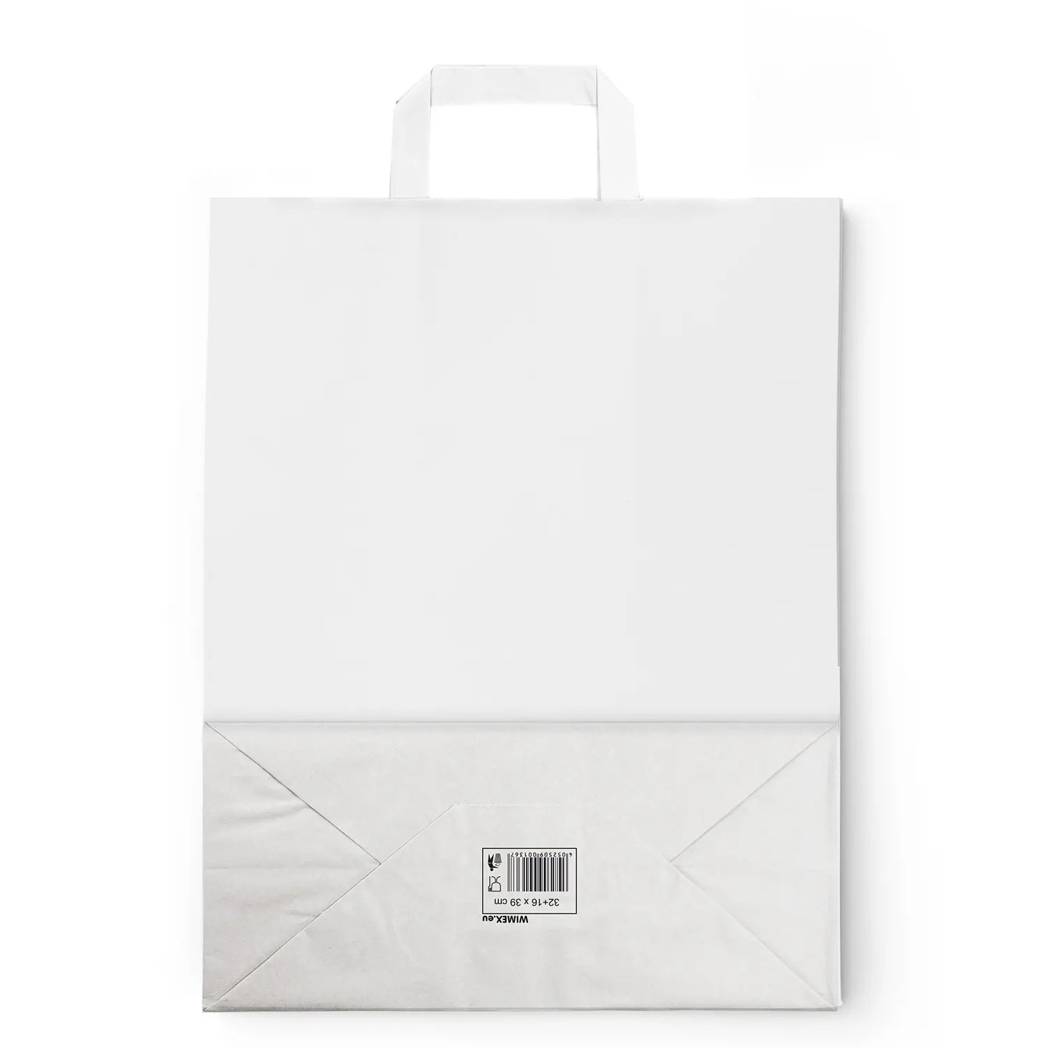 Papiertragetasche weiß