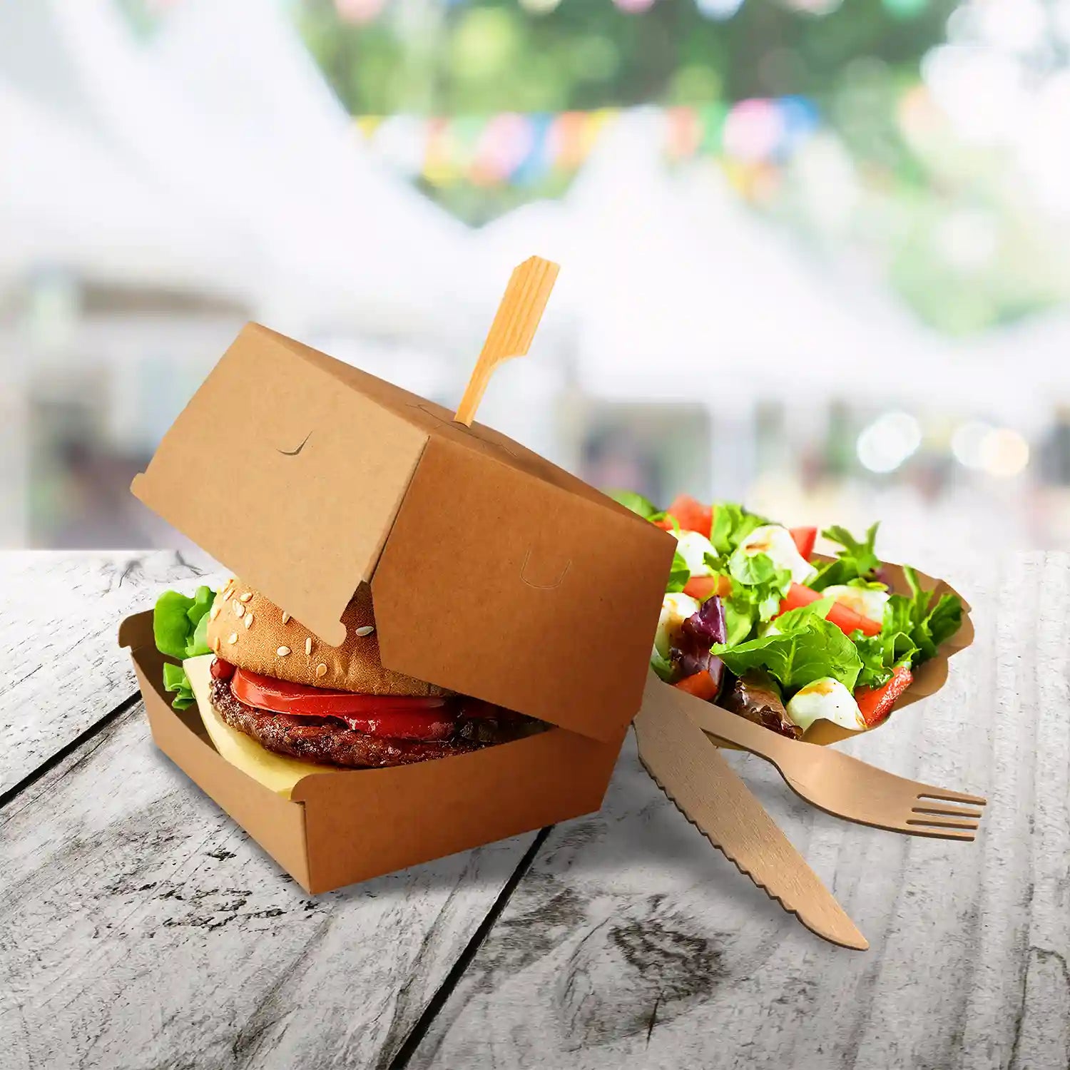 Burgerbox fettdicht
