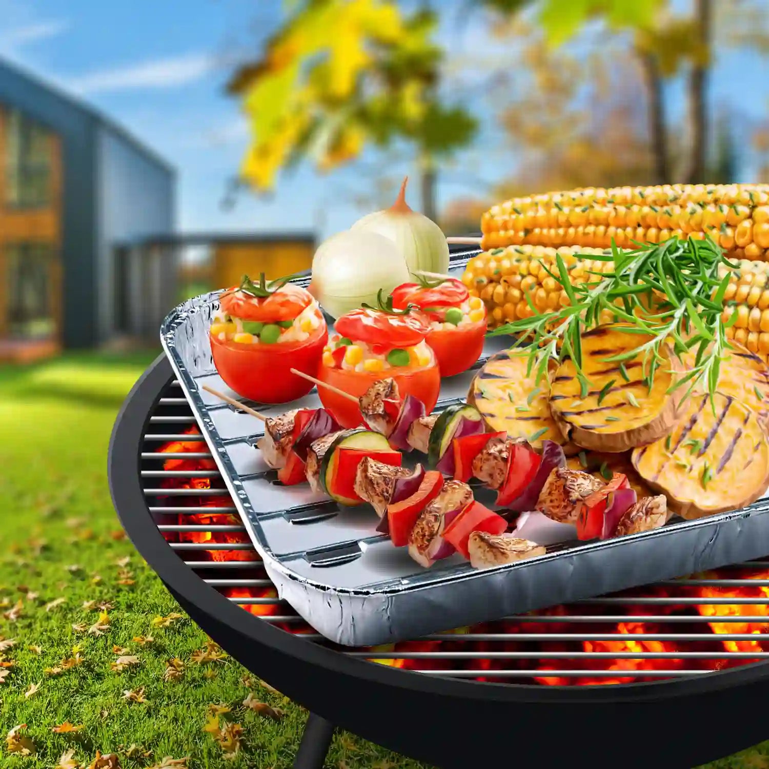 Grillpfanne eckig