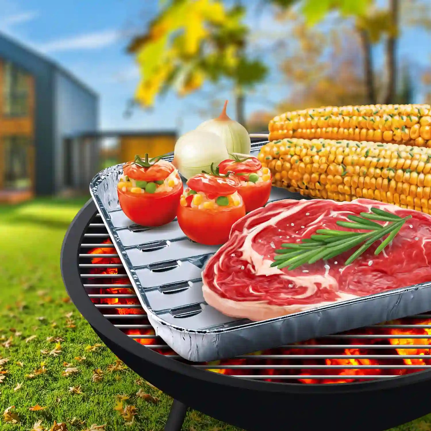 Grillpfanne eckig