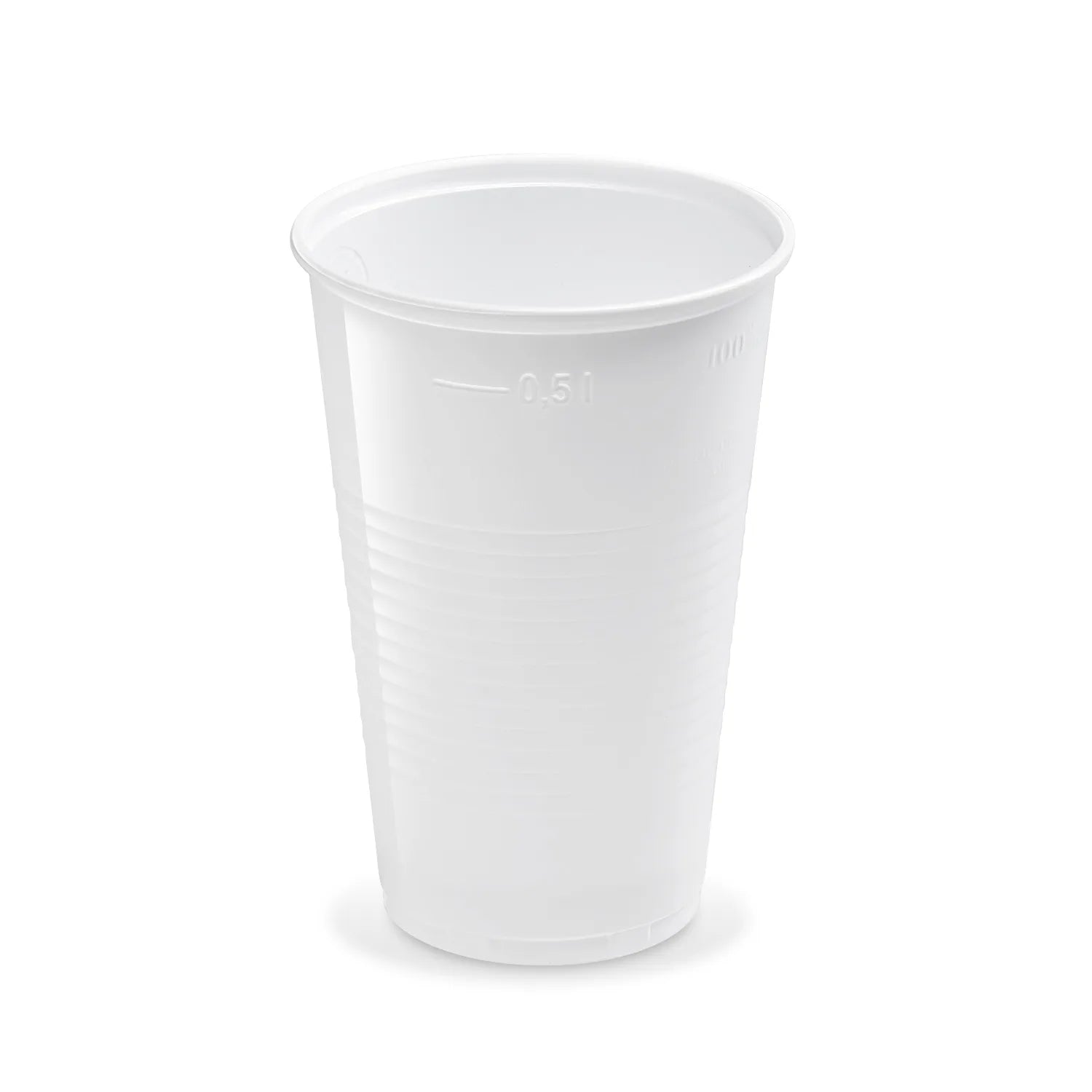 Trinkbecher (PP)weiß 0,5l