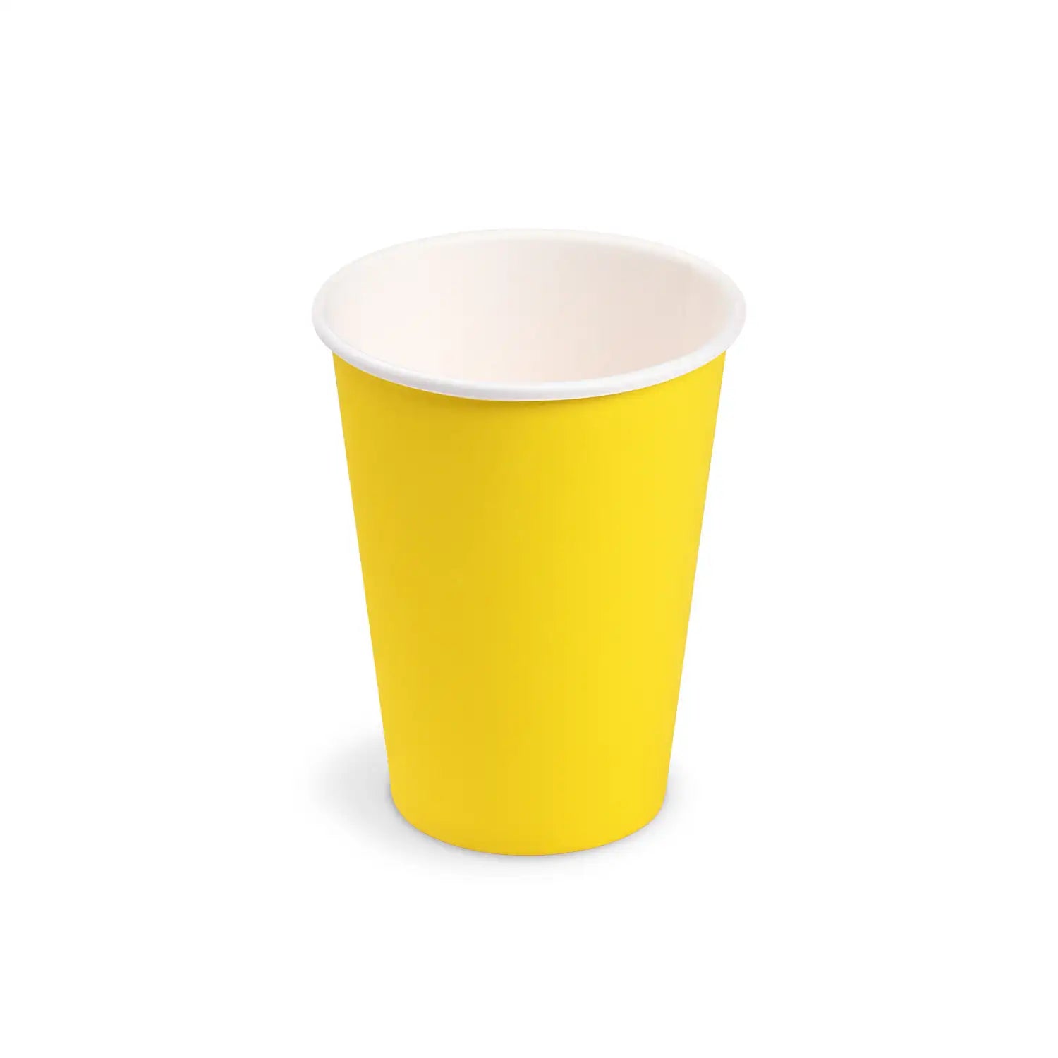 Pappbecher gelb