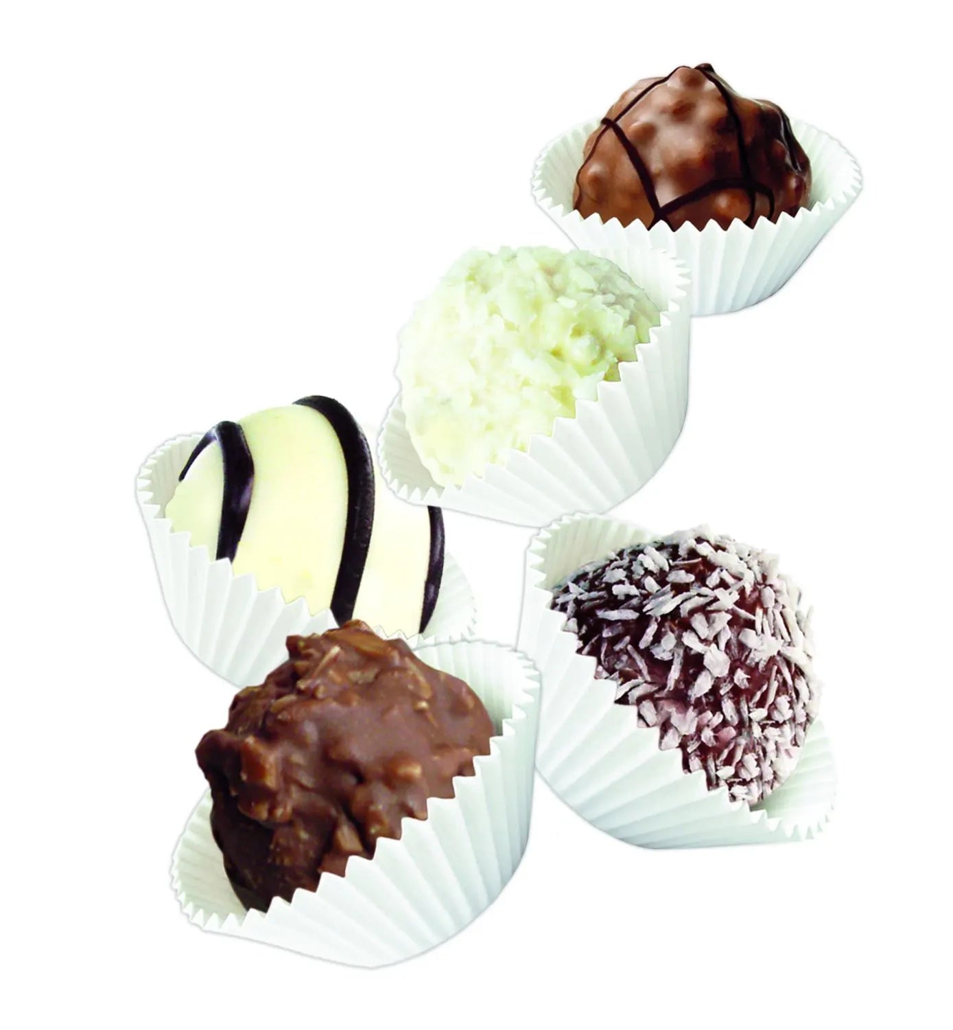 Pralinenkapsel weiß