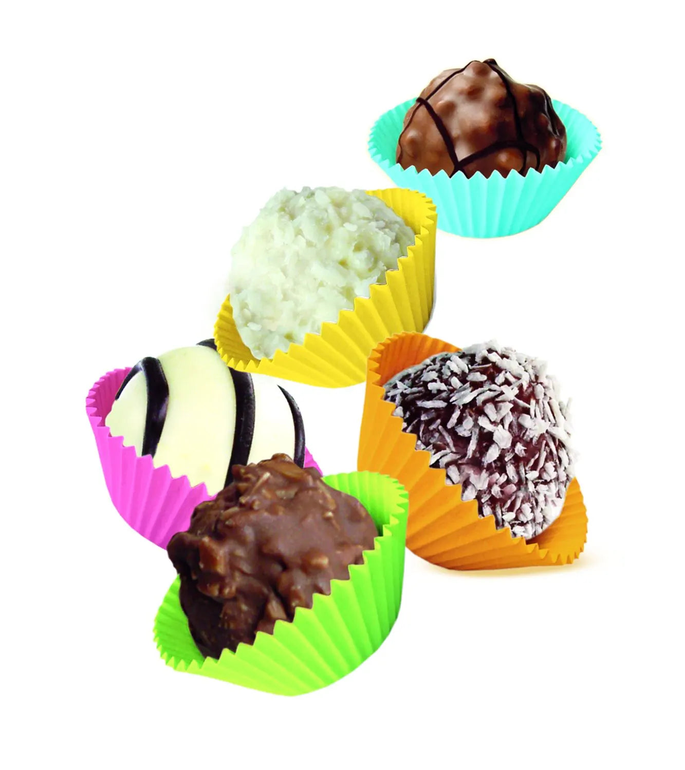 Pralinenkapsel bunt gemischt