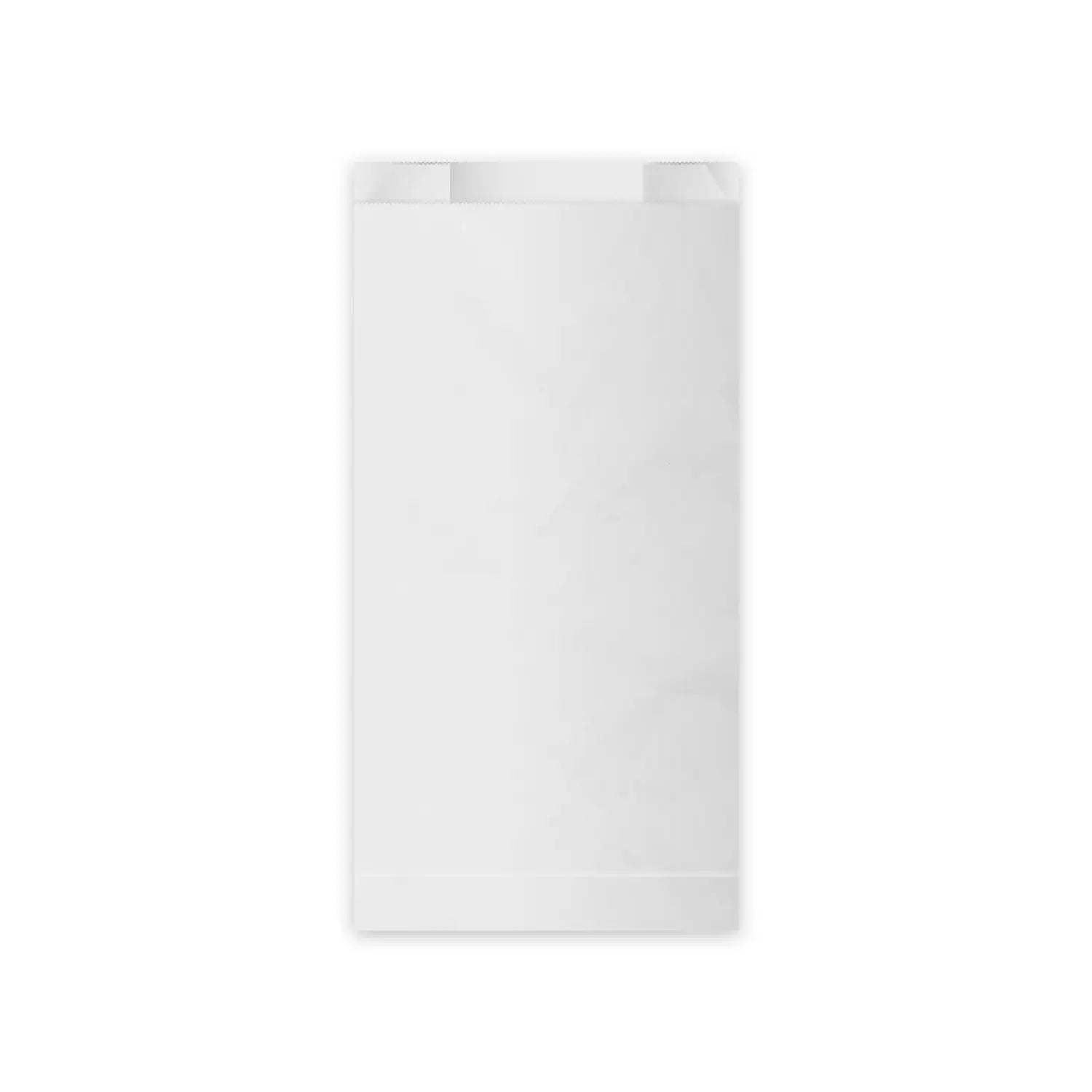 Papierfaltenbeutel weiß