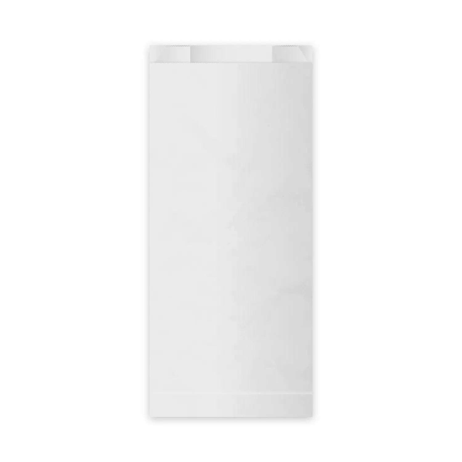 Papierfaltenbeutel weiß