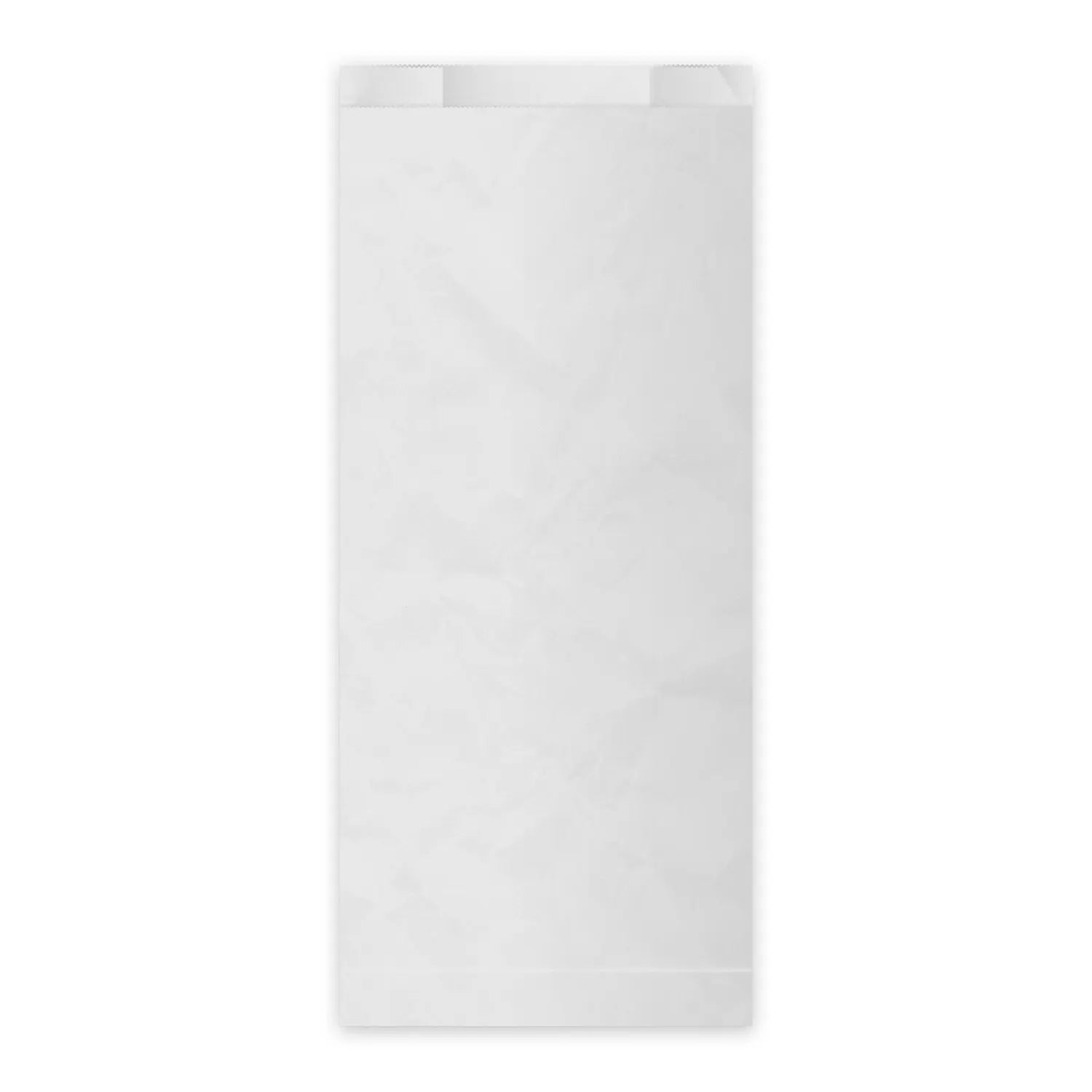 Papierfaltenbeutel weiß