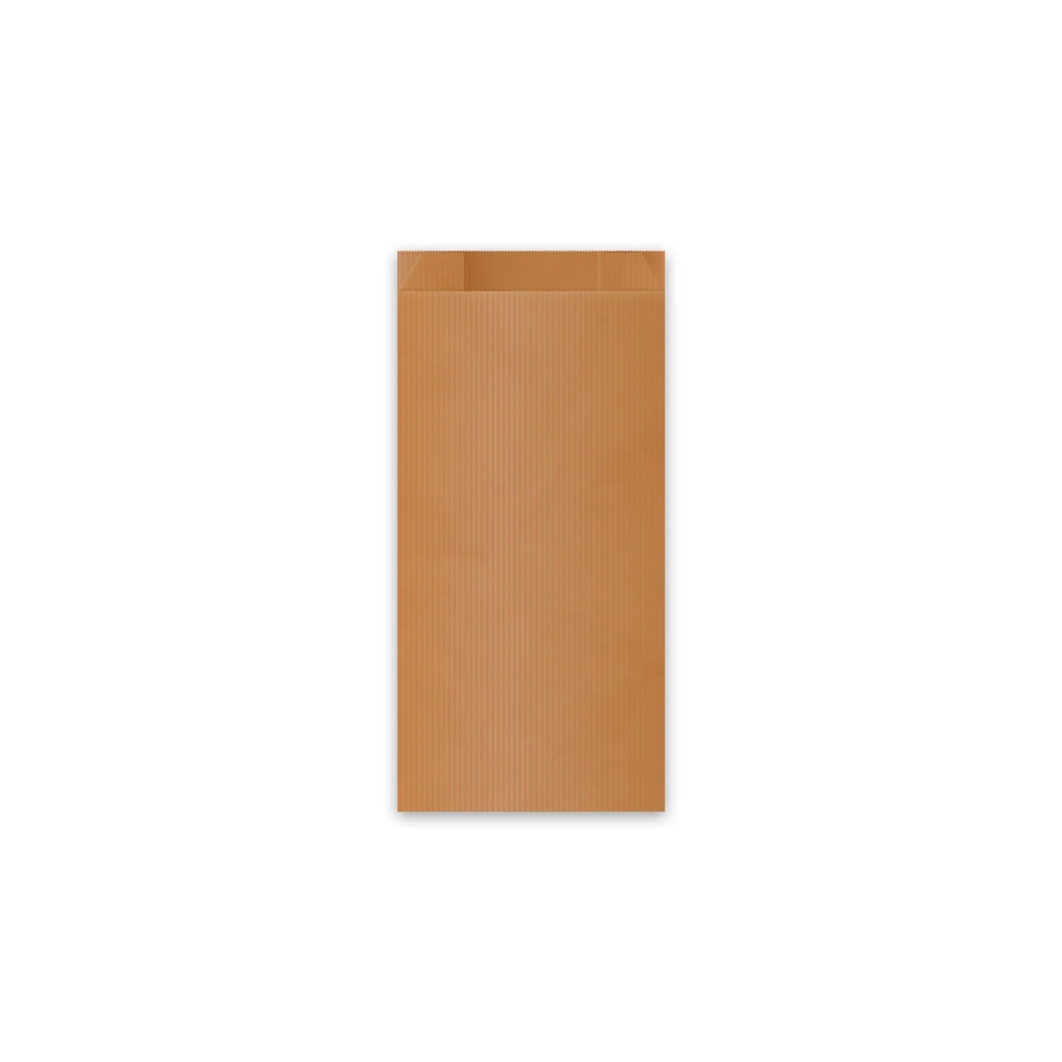 Papierfaltenbeutel braun