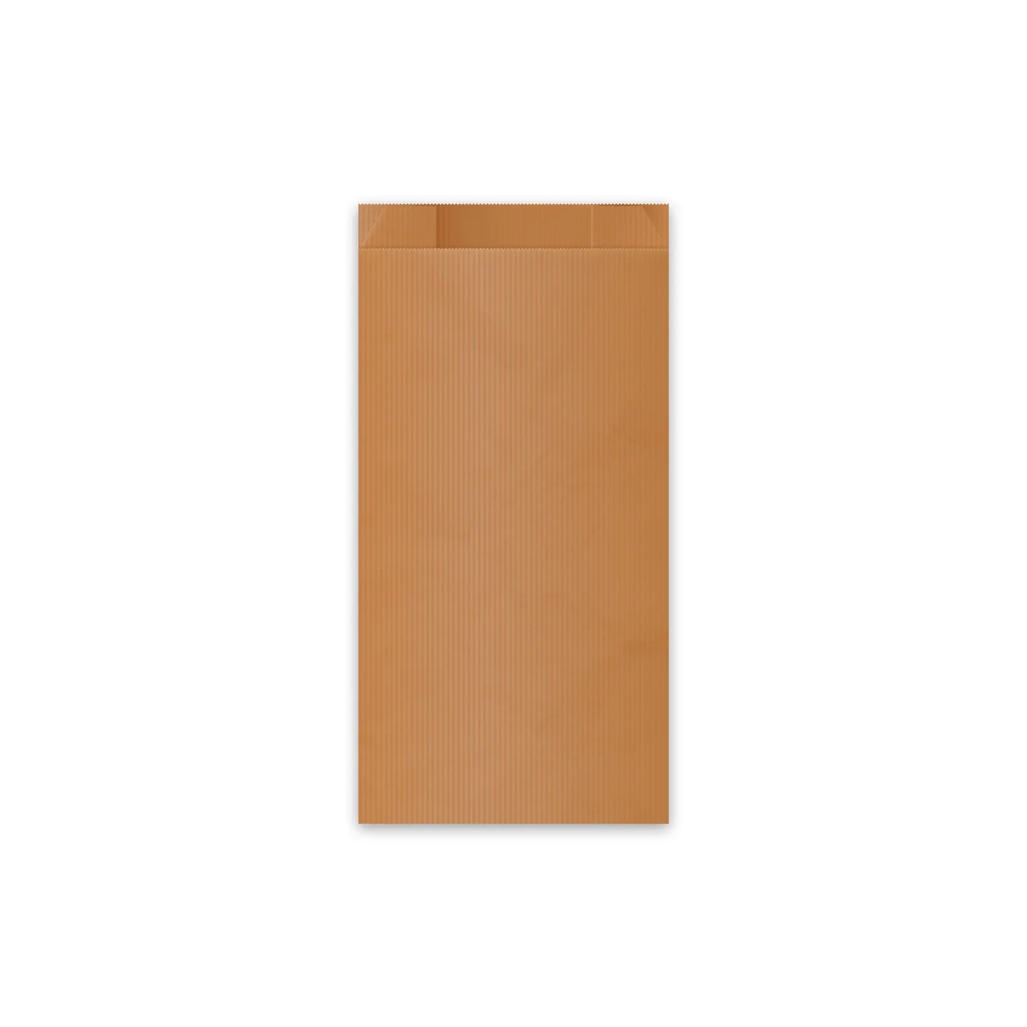 Papierfaltenbeutel braun