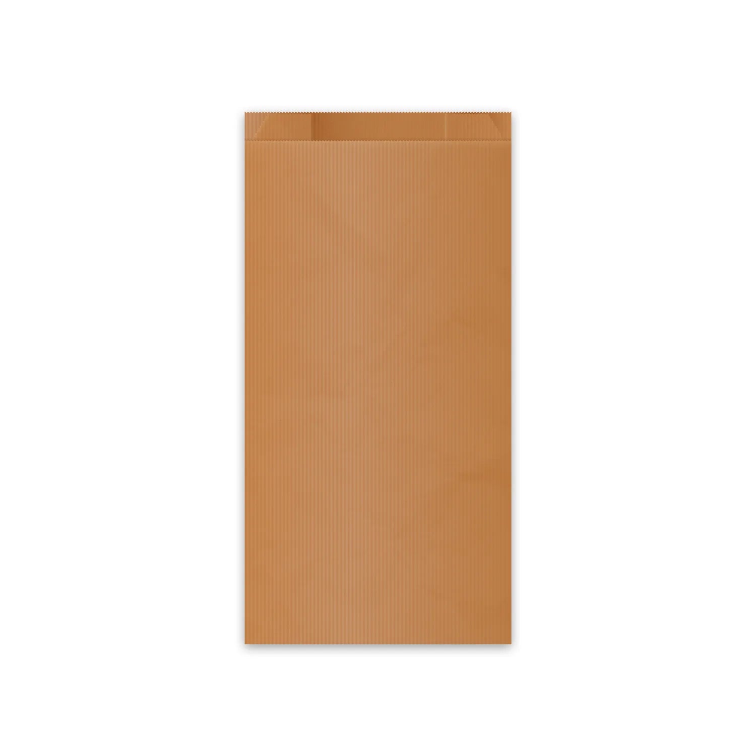 Papierfaltenbeutel braun