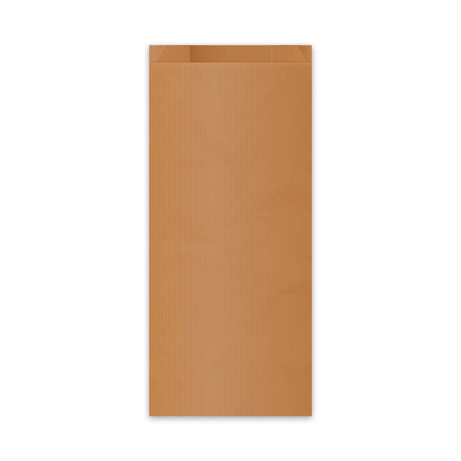 Papierfaltenbeutel braun