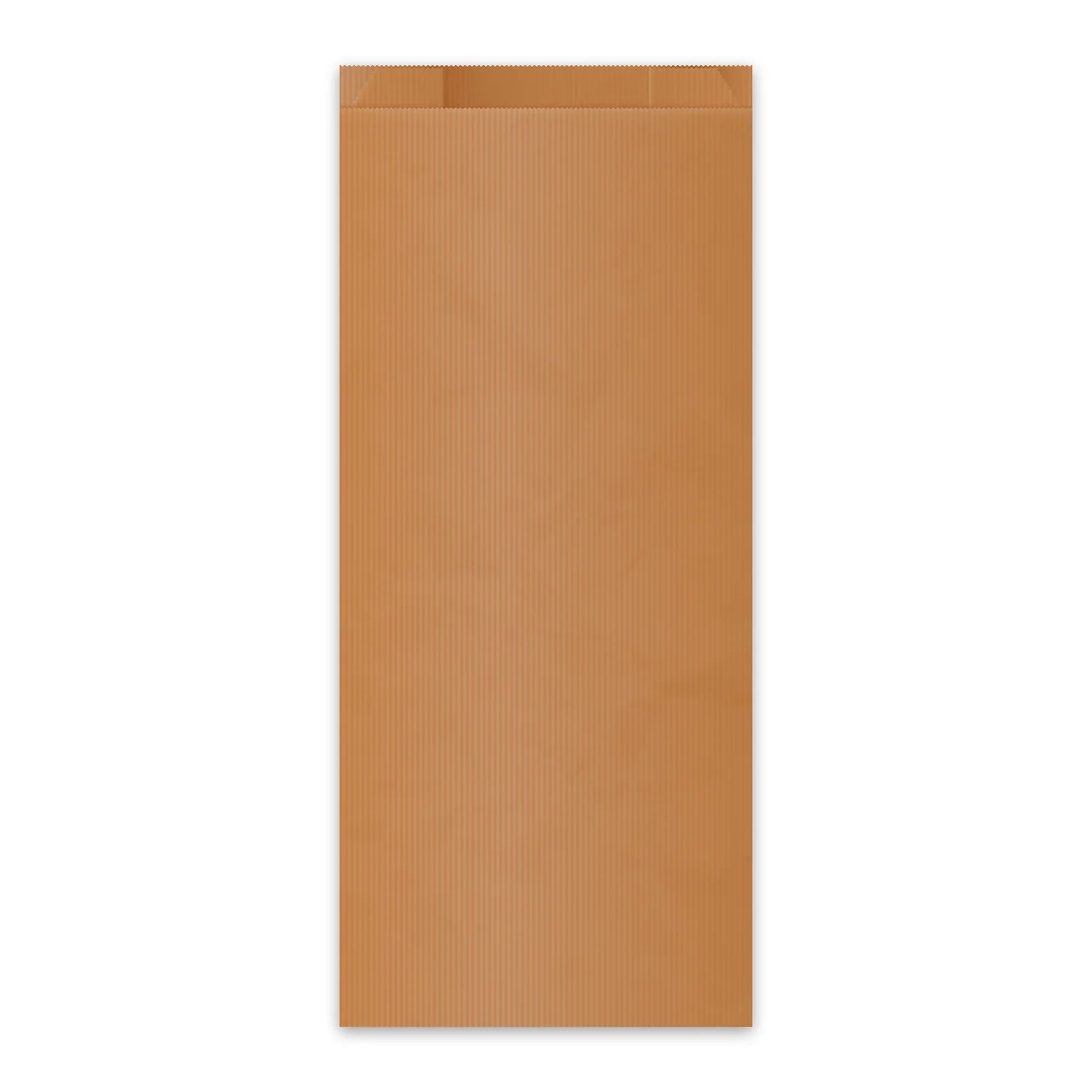 Papierfaltenbeutel braun