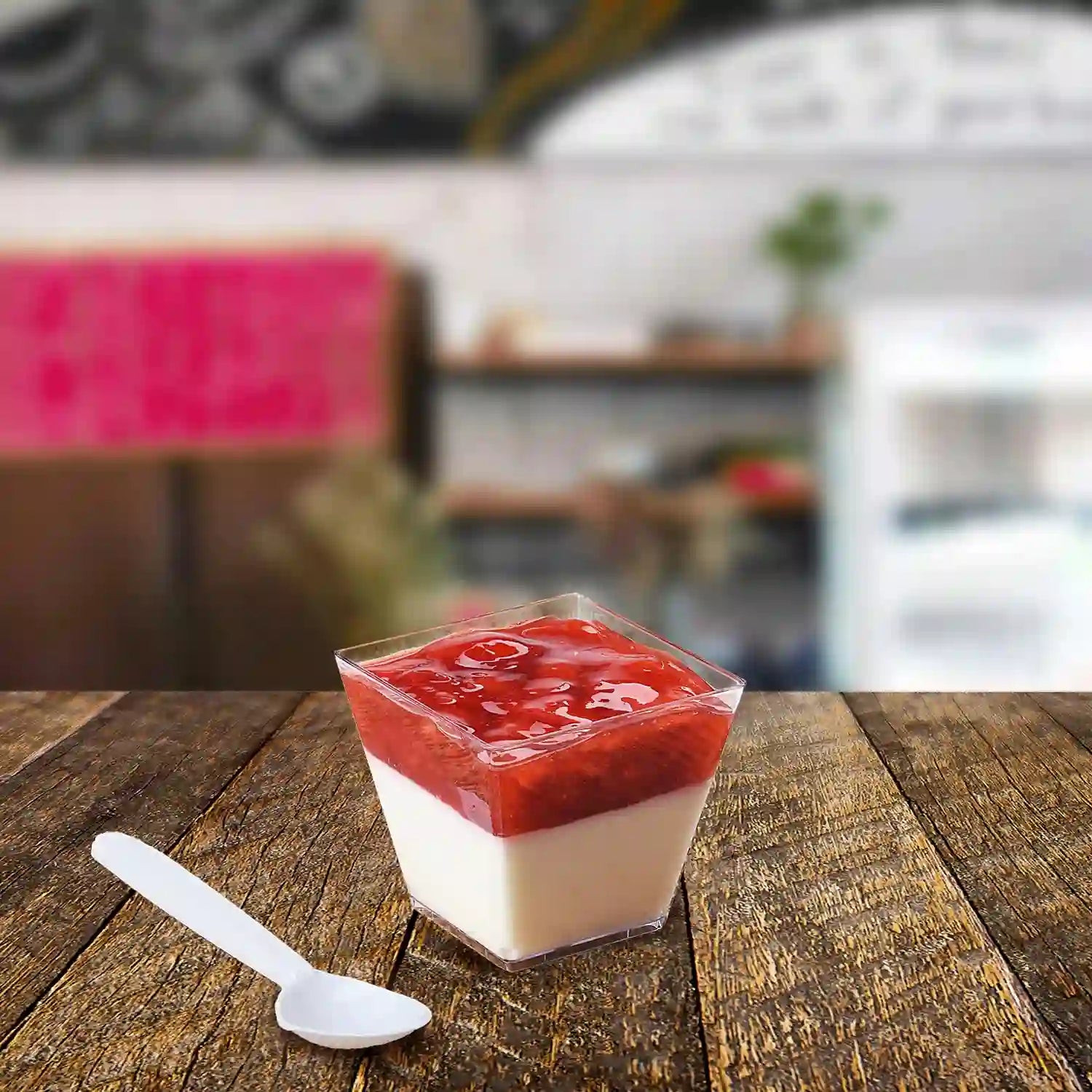 Fingerfood-Becher eckig