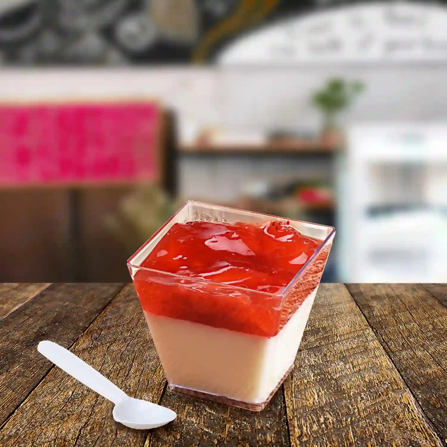 Fingerfood-Becher eckig