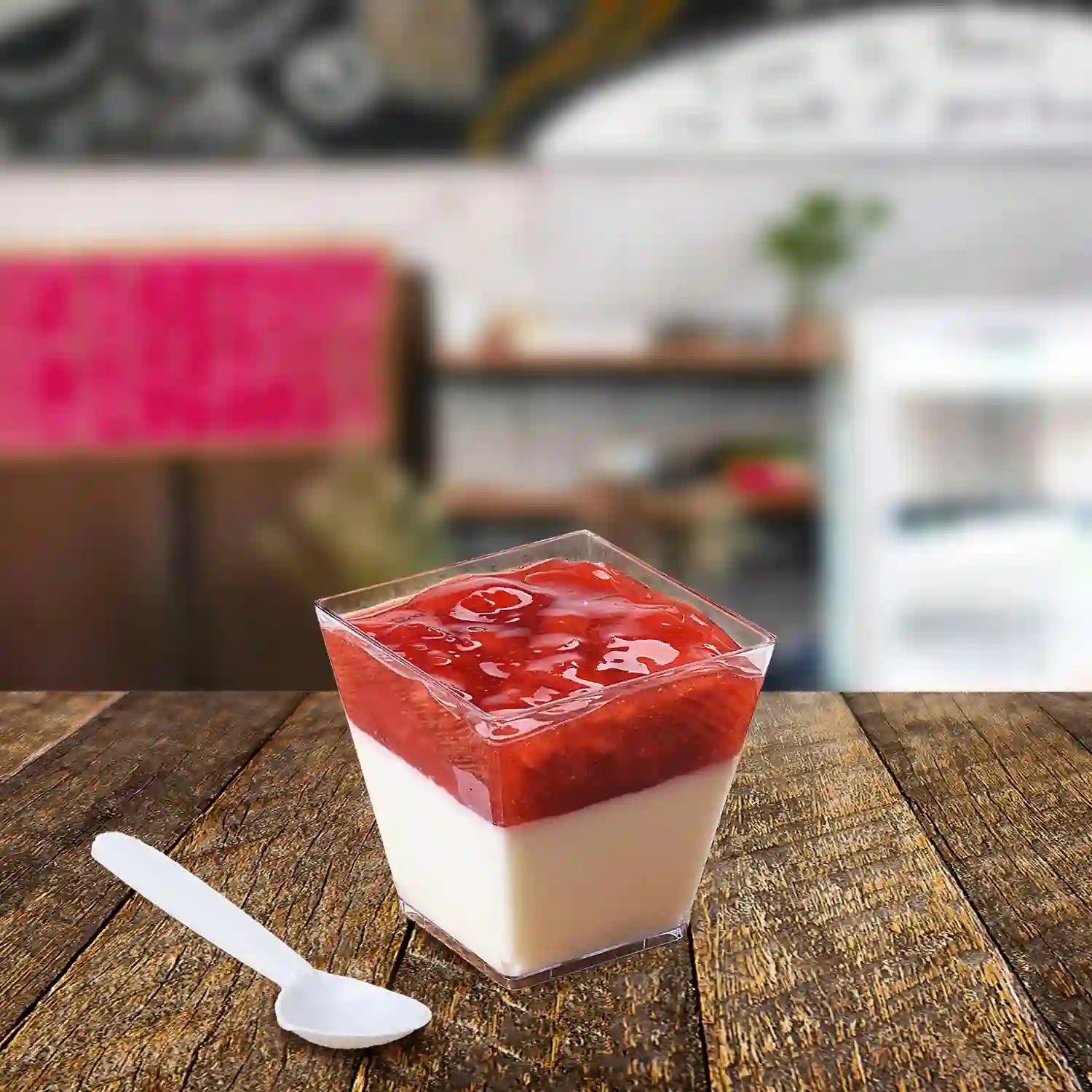 Fingerfood-Becher glasklar