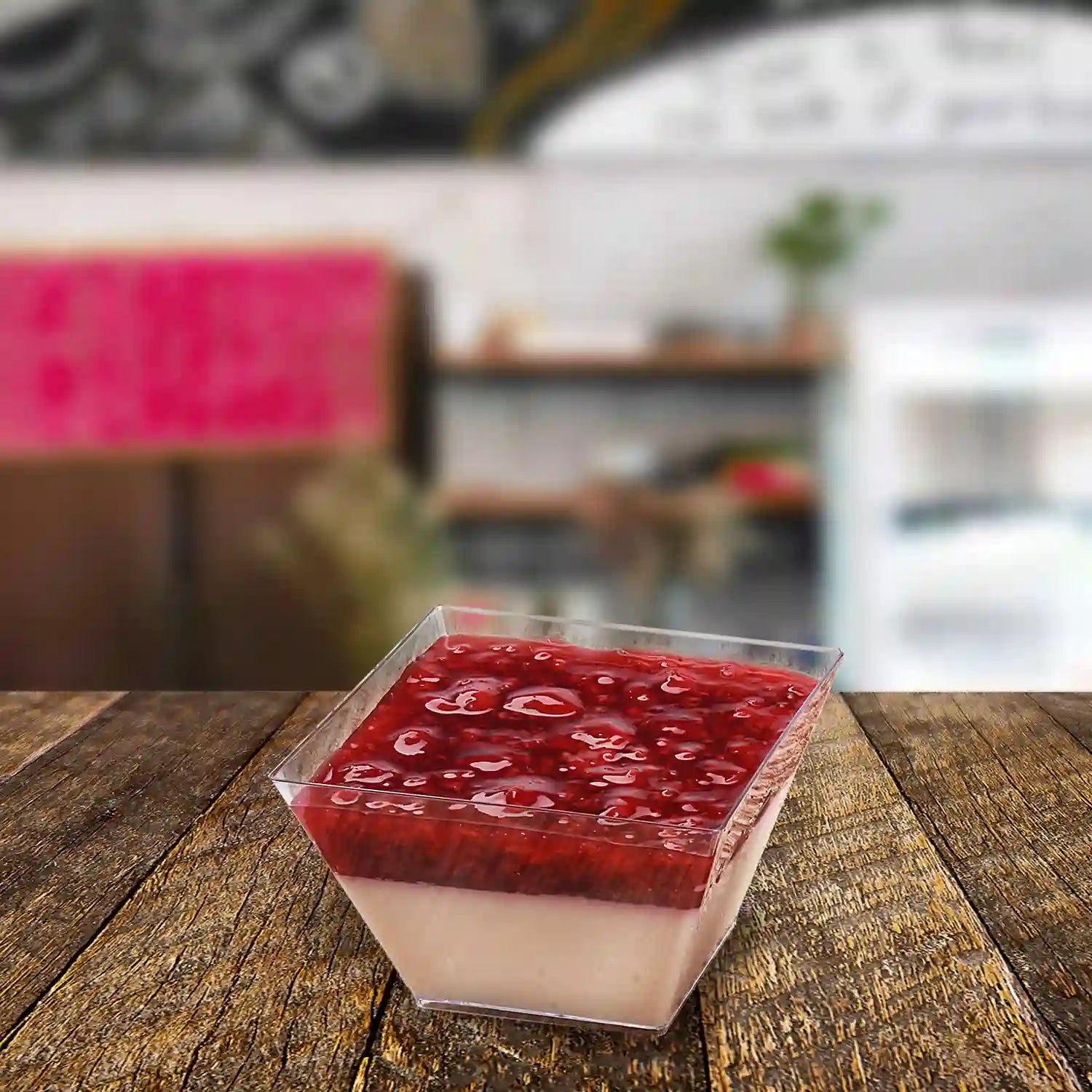 Fingerfood-Becher glasklar