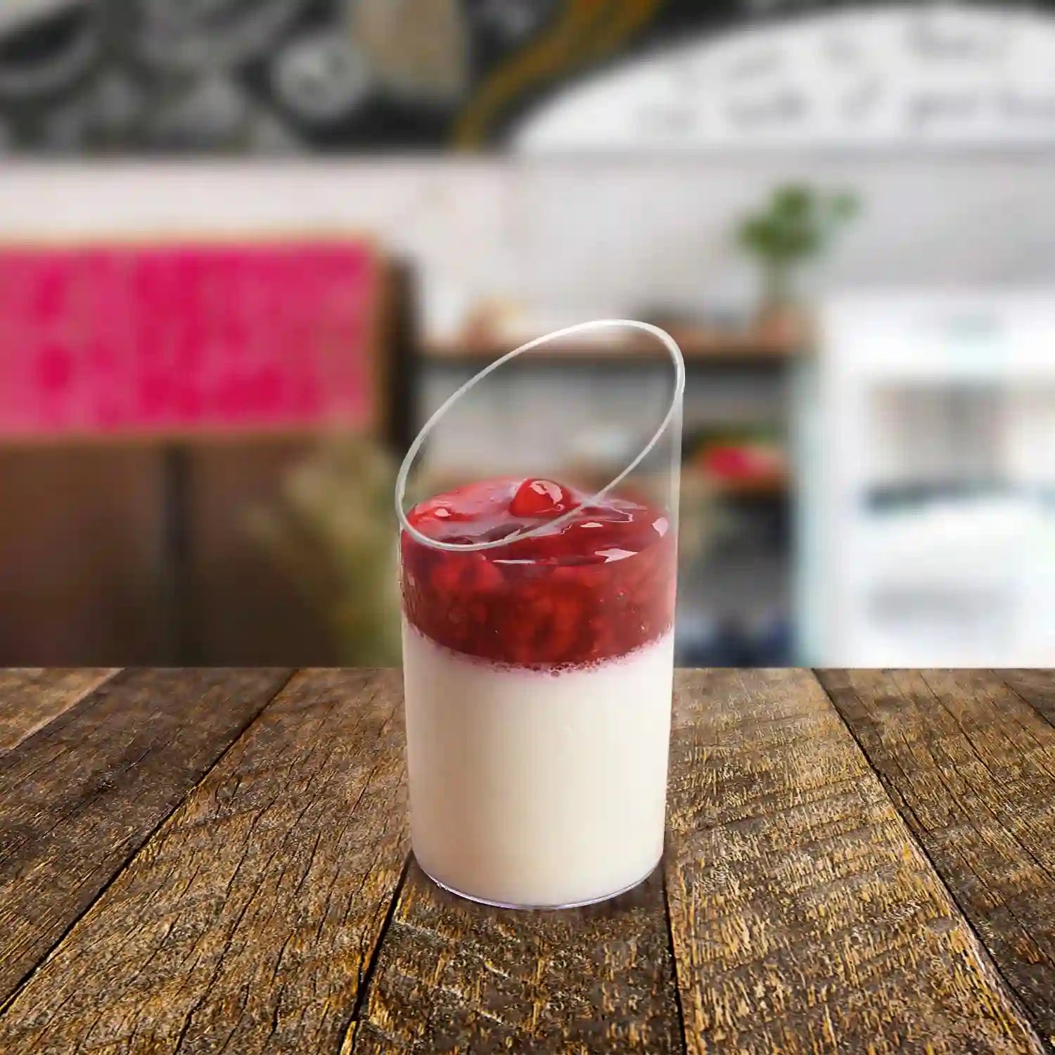 Fingerfood-Becher glasklar