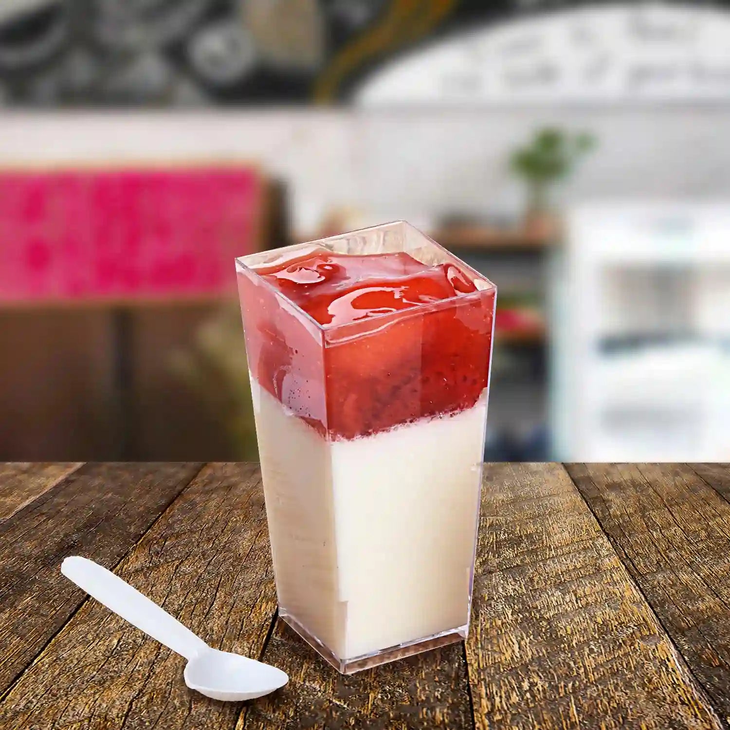 Fingerfood-Becher eckig