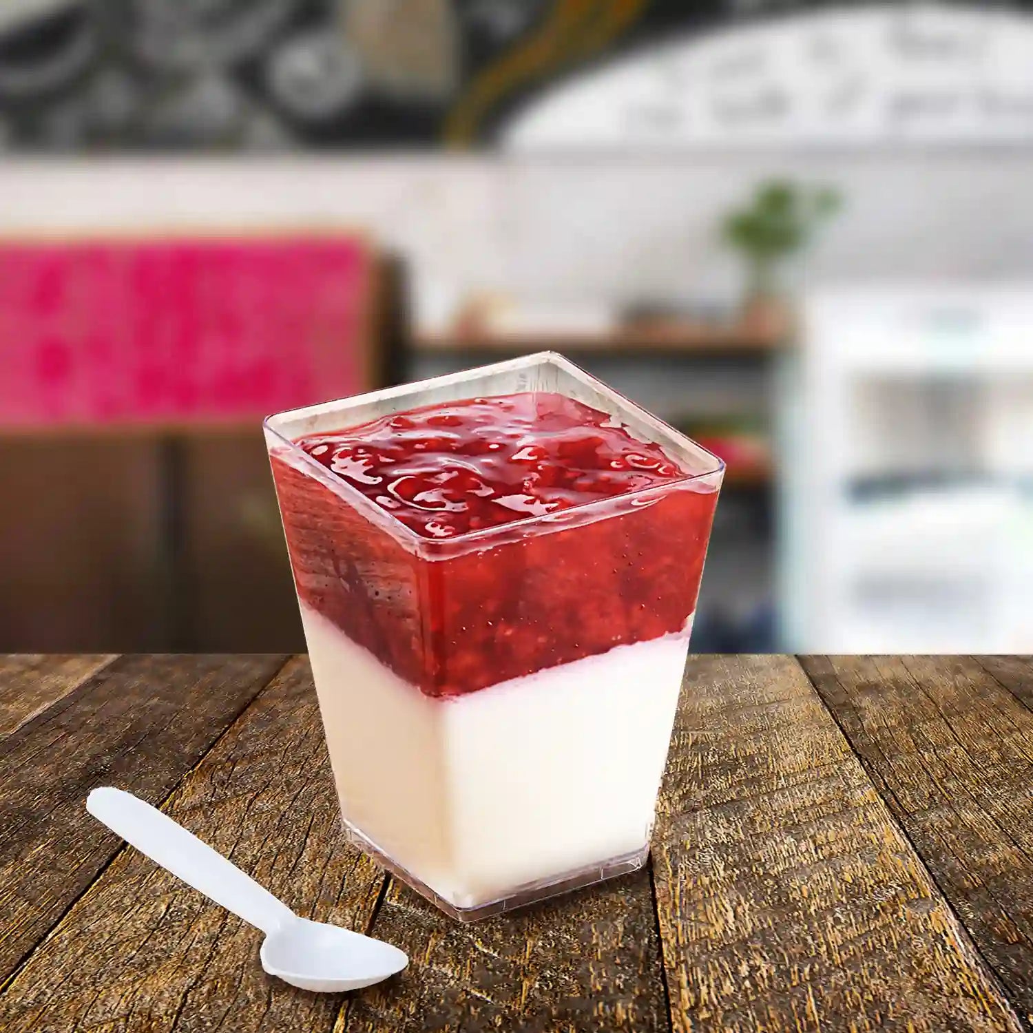 Fingerfood-Becher eckig